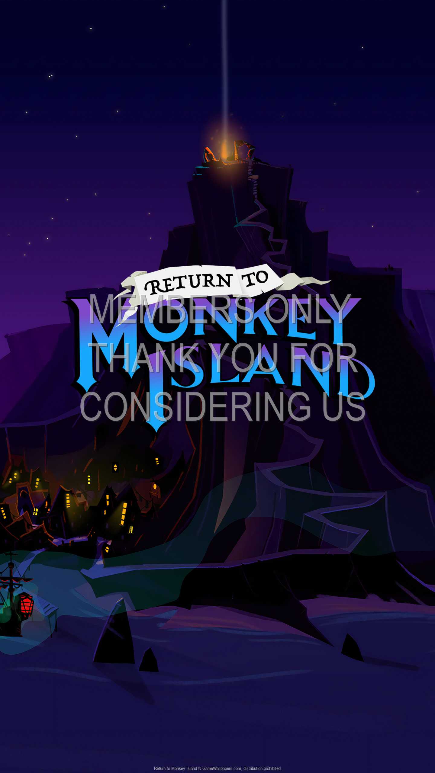 Return to Monkey Island 1440p Vertical Mobiele achtergrond 02