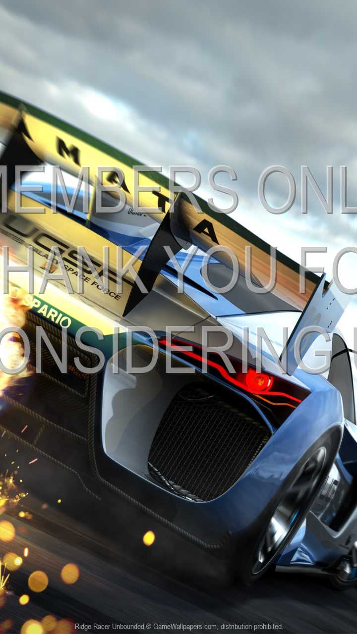 Ridge Racer Unbounded 720p Vertical Handy Hintergrundbild 03