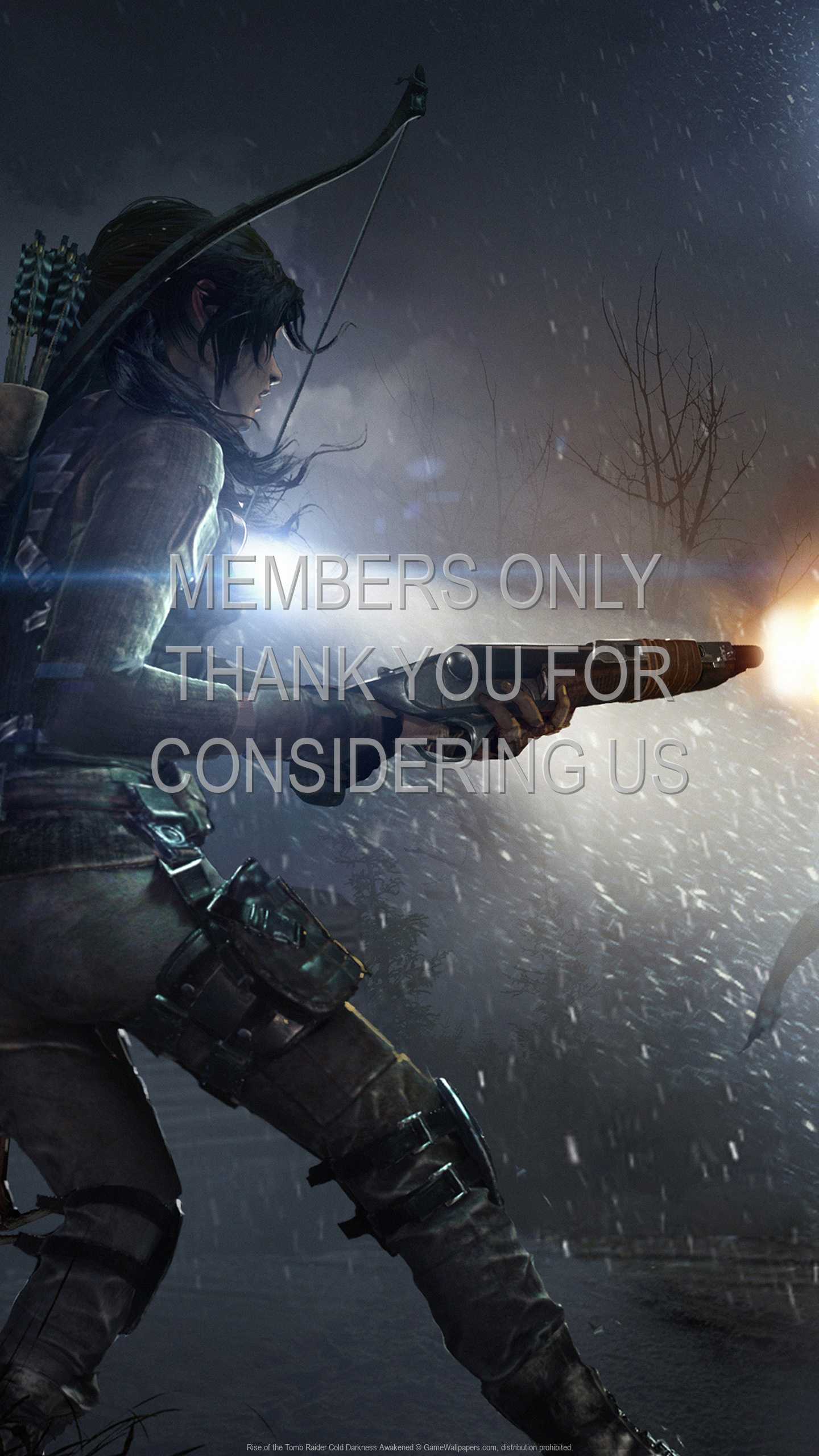 Rise of the Tomb Raider: Cold Darkness Awakened 1440p Vertical Mvil fondo de escritorio 01