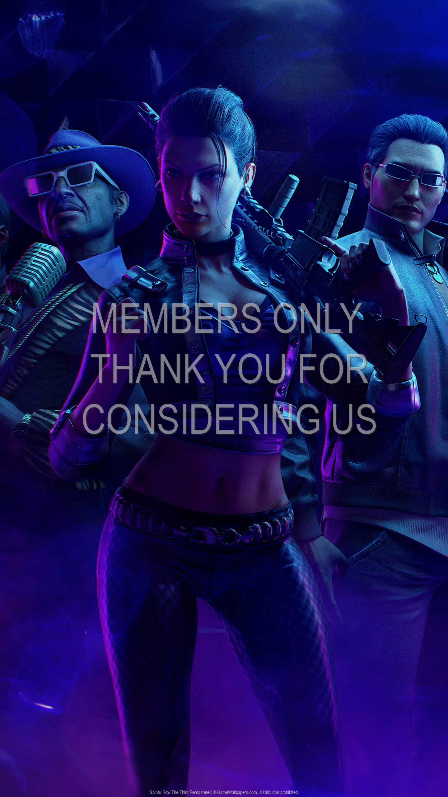 Saints Row: The Third Remastered 1440p Vertical Mobile wallpaper or background 01