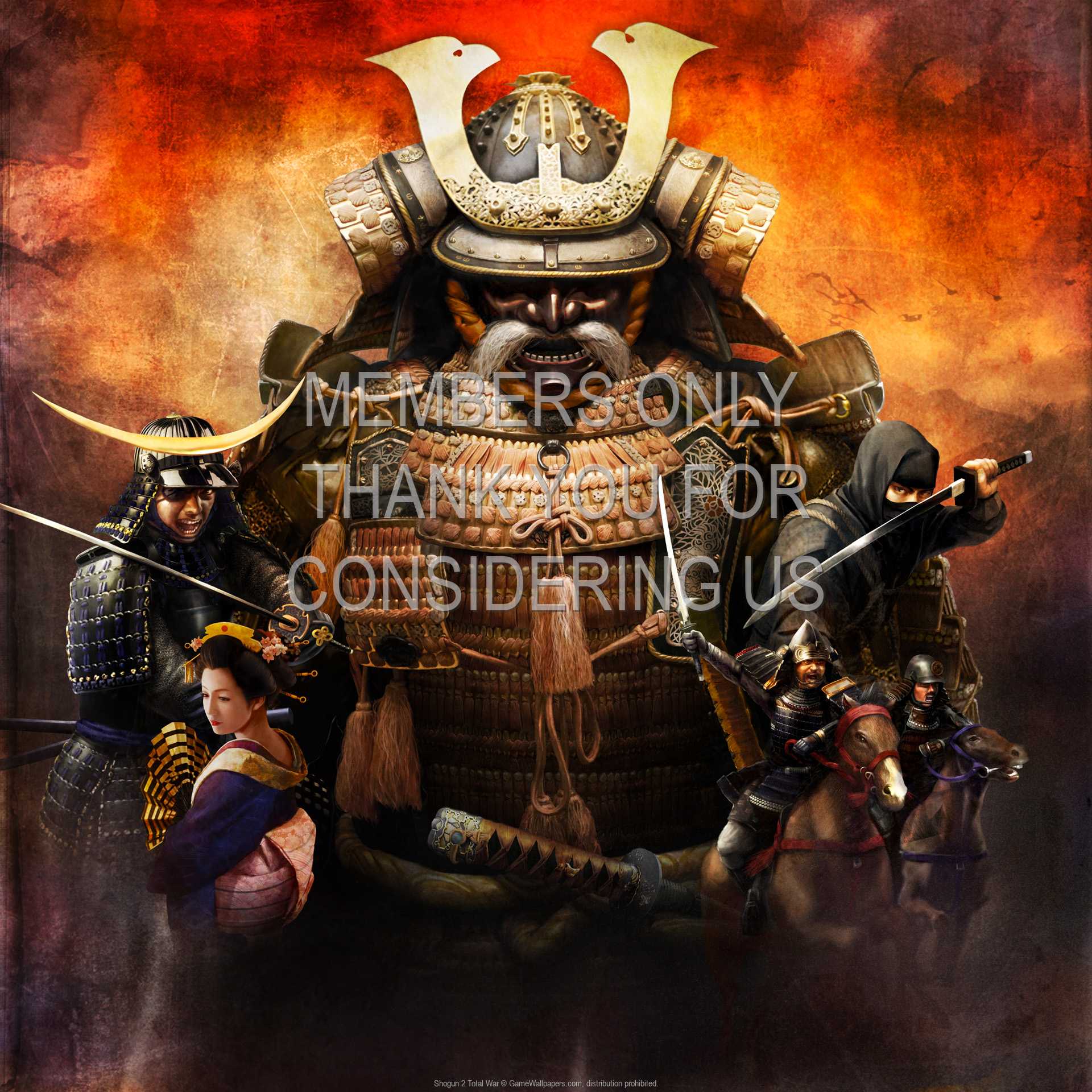 Shogun 2: Total War 1080p Horizontal Mobiele achtergrond 01