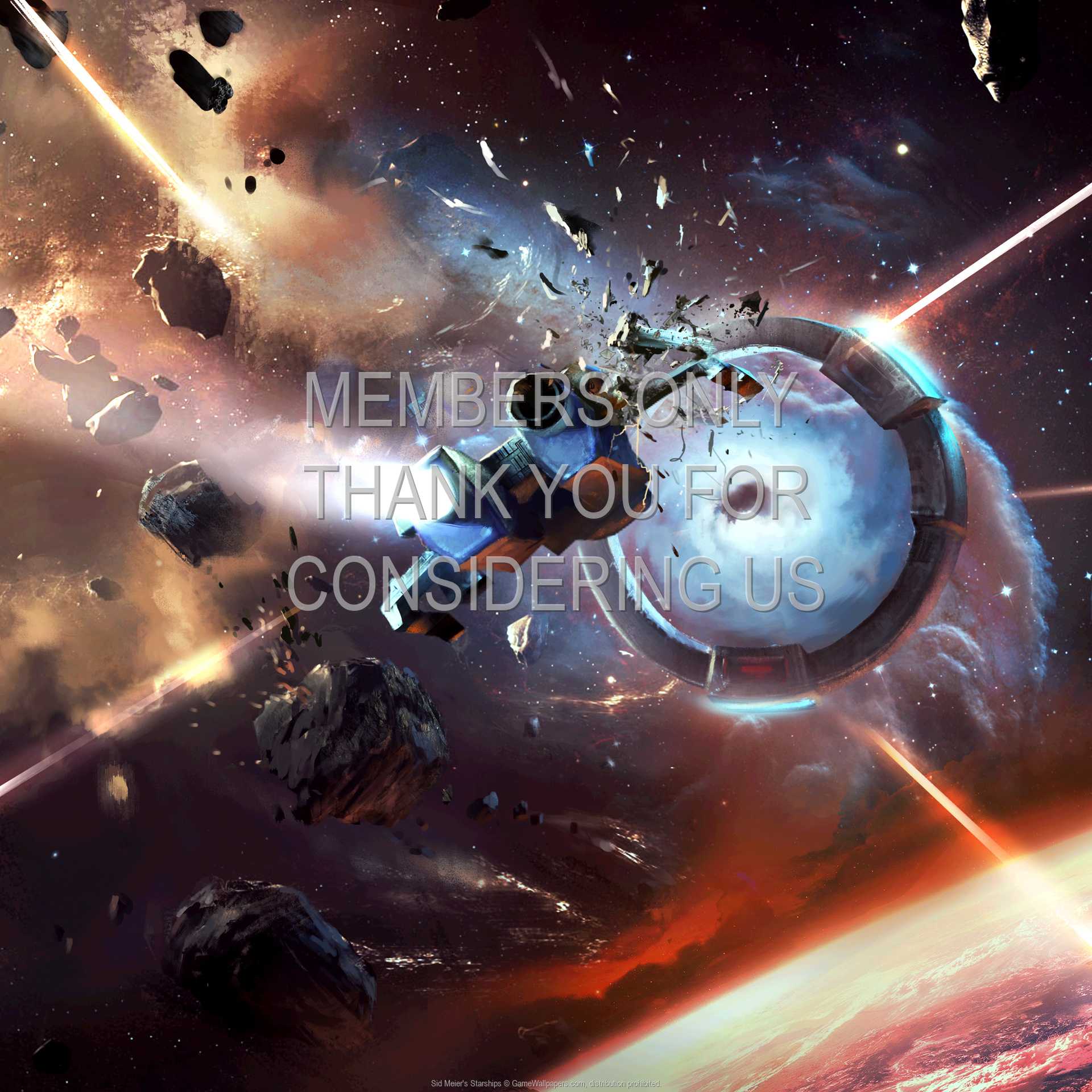 Sid Meier's Starships 1080p Horizontal Mobiele achtergrond 01
