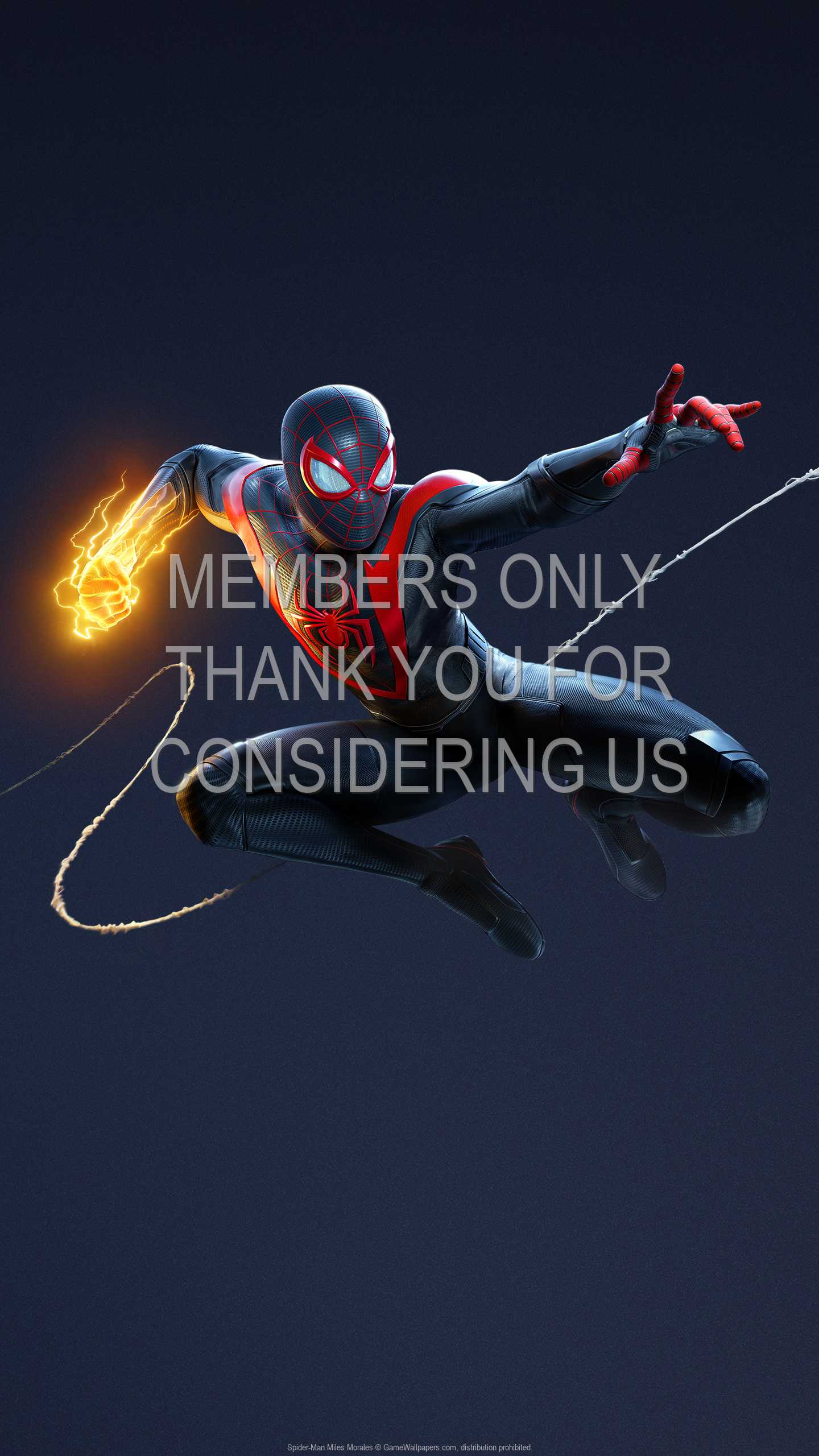 Spider-Man: Miles Morales 1440p Vertical Handy Hintergrundbild 01