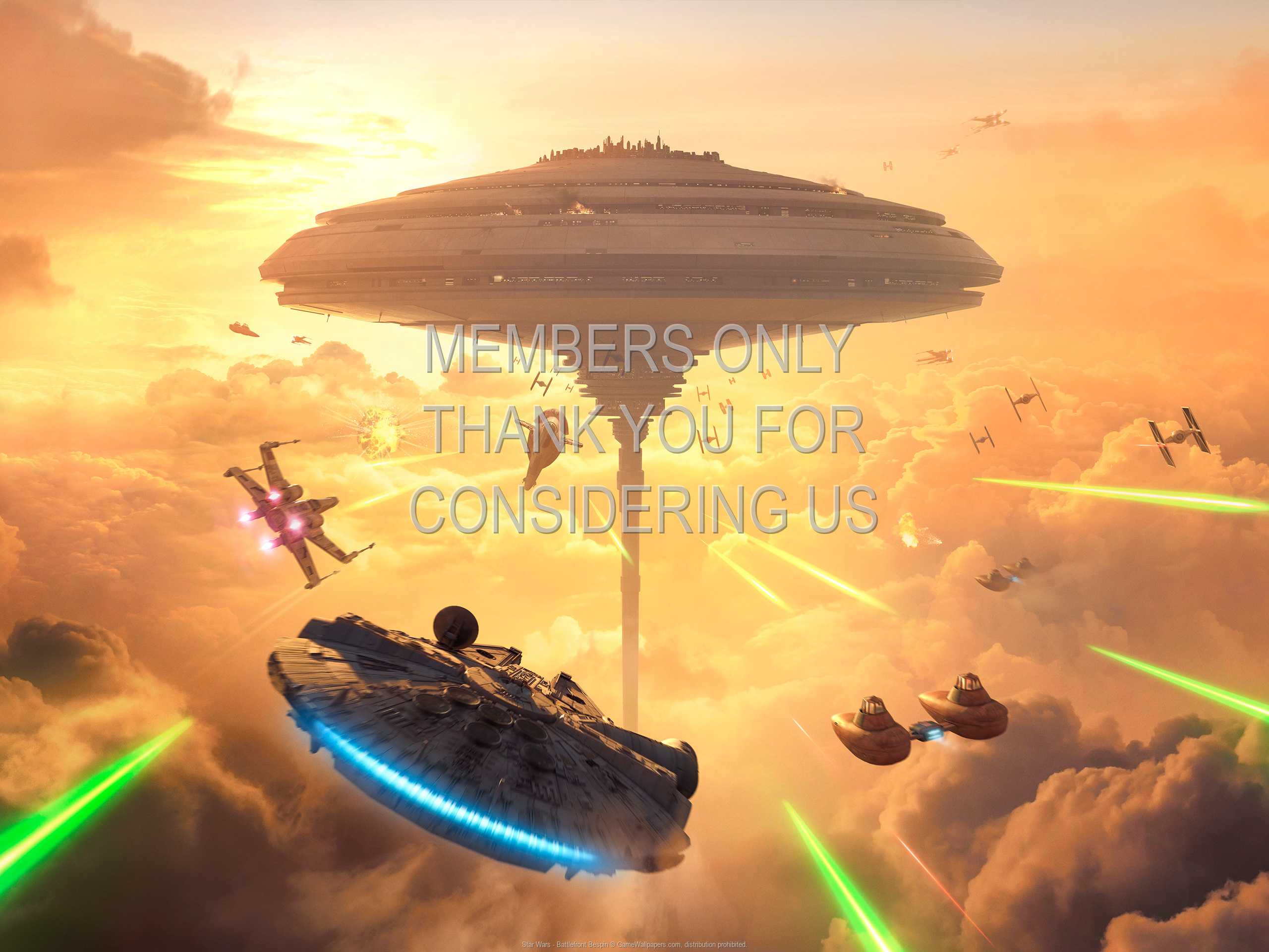 Star Wars - Battlefront: Bespin 1080p Horizontal Mobile fond d'écran 01