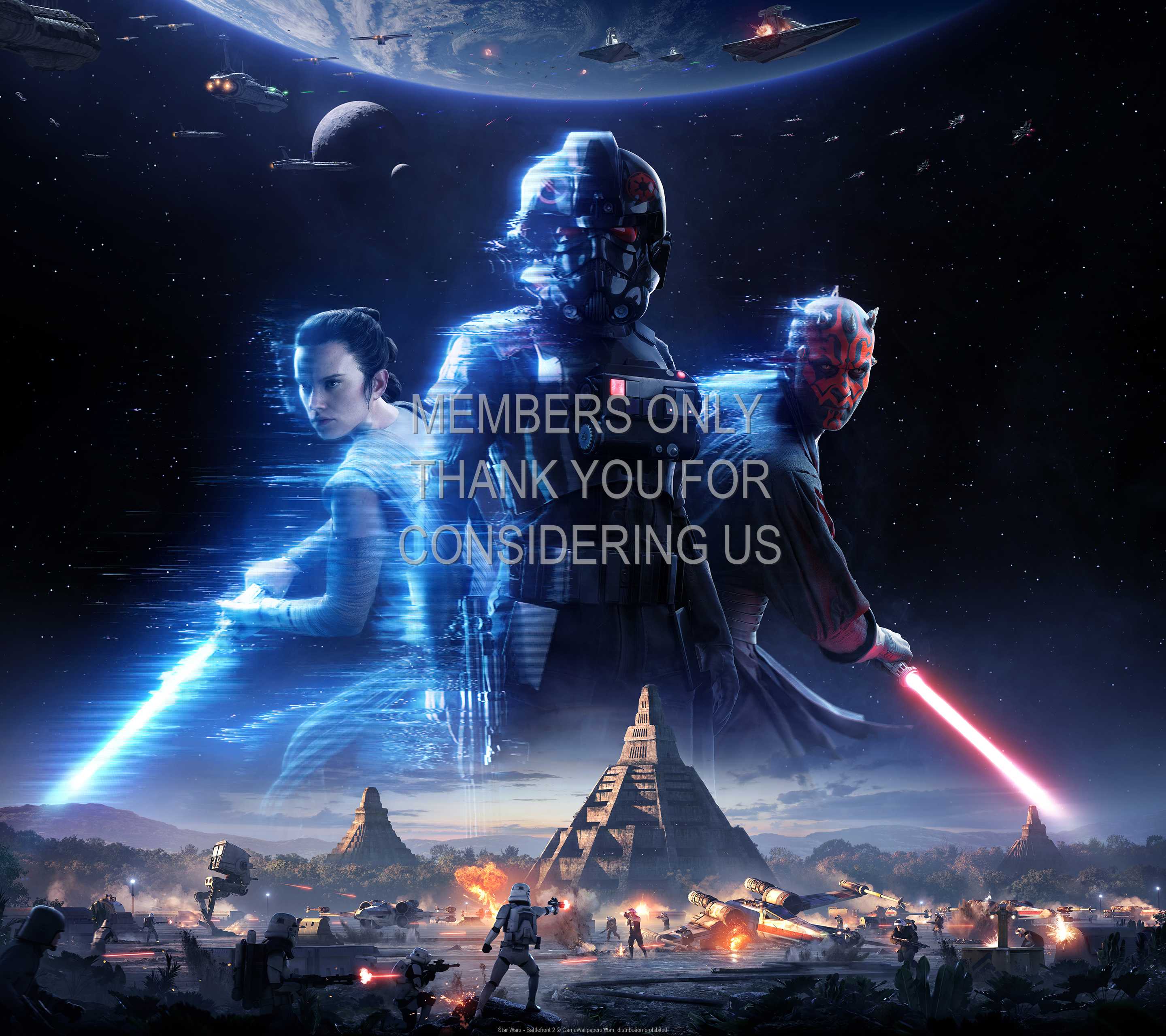 Star Wars - Battlefront 2 1440p Horizontal Mobiele achtergrond 01