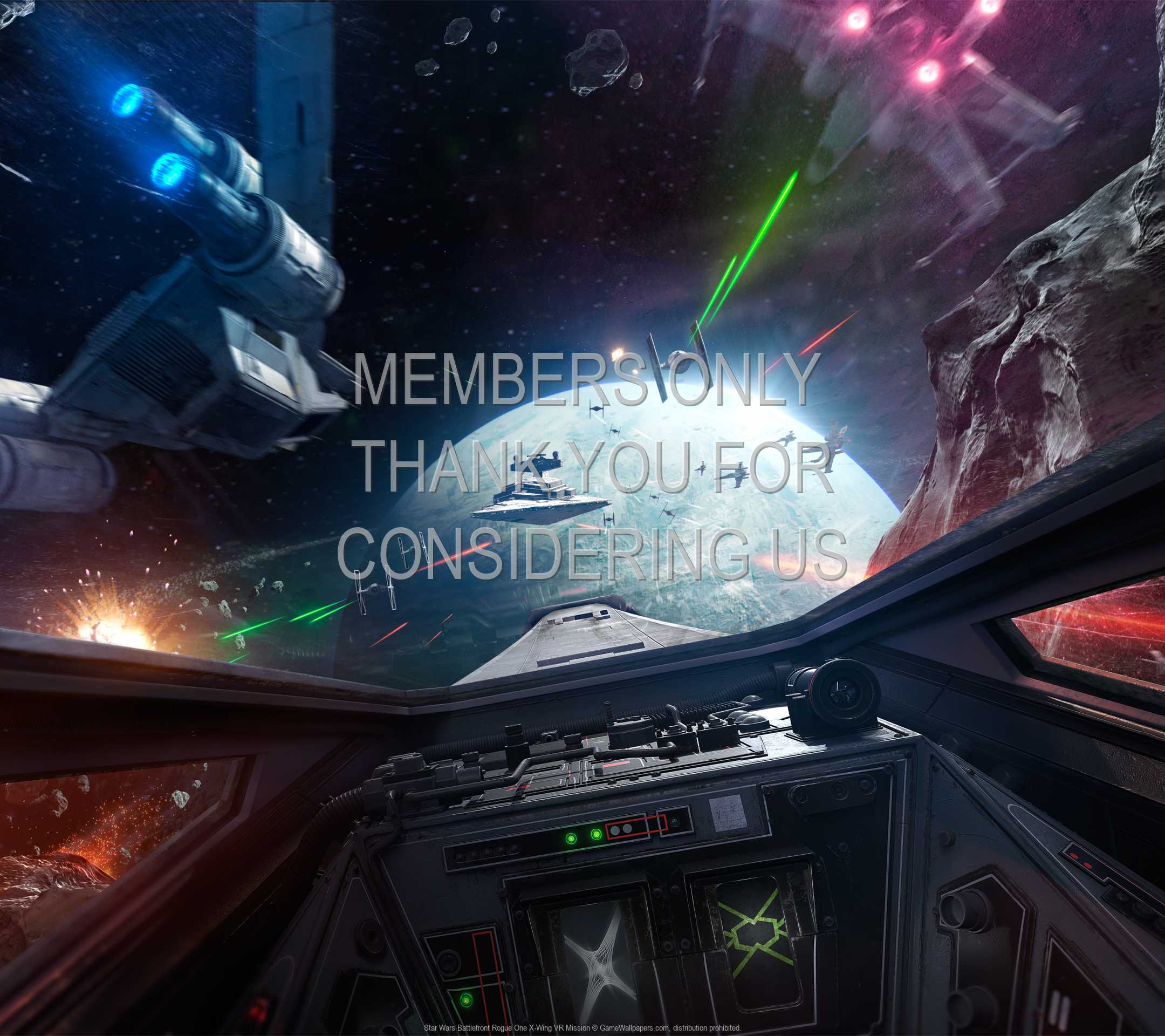 Star Wars Battlefront Rogue One: X-Wing VR Mission 1080p Horizontal Handy Hintergrundbild 01