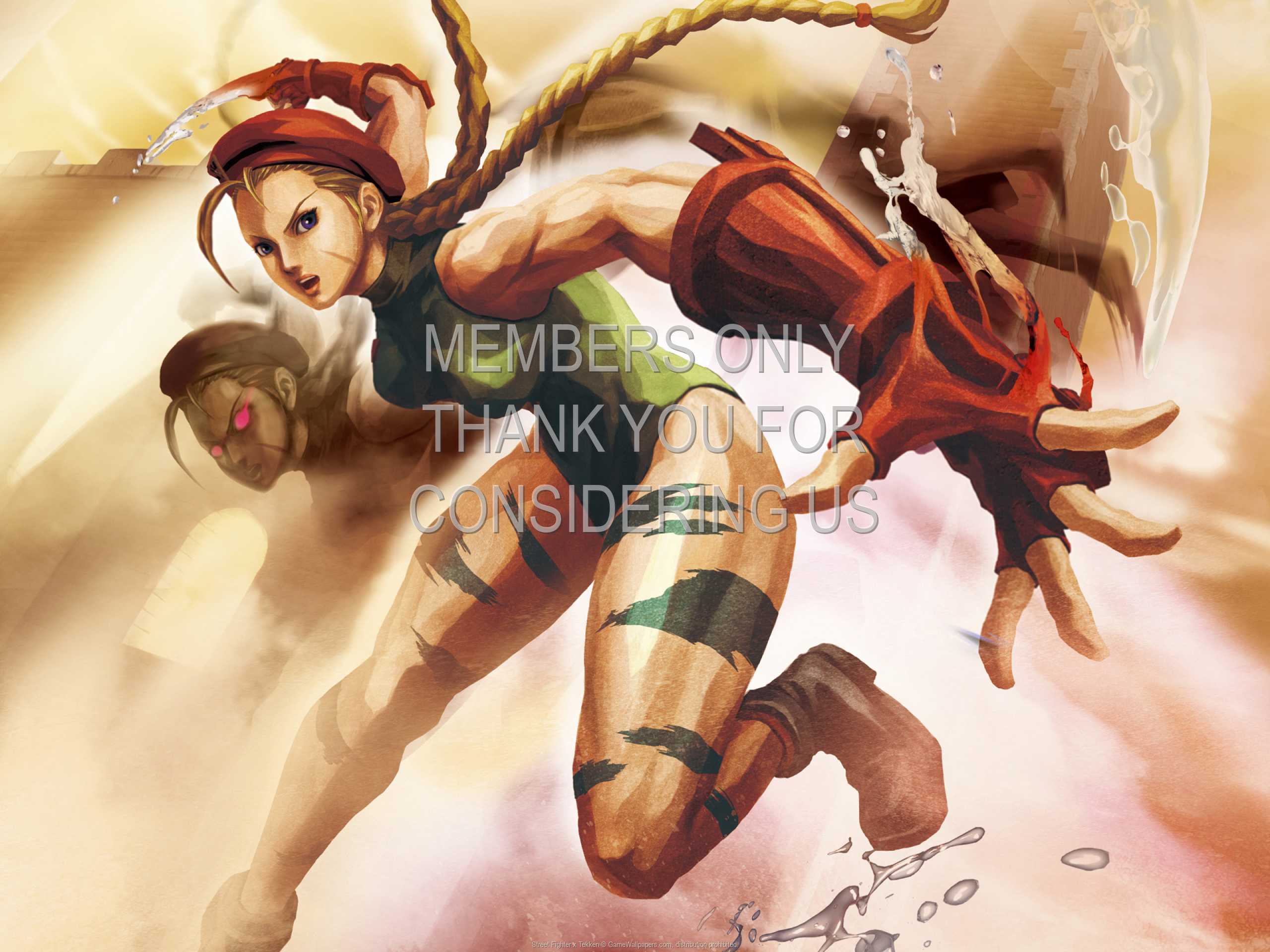 Street Fighter x Tekken 1080p Horizontal Mobiele achtergrond 01