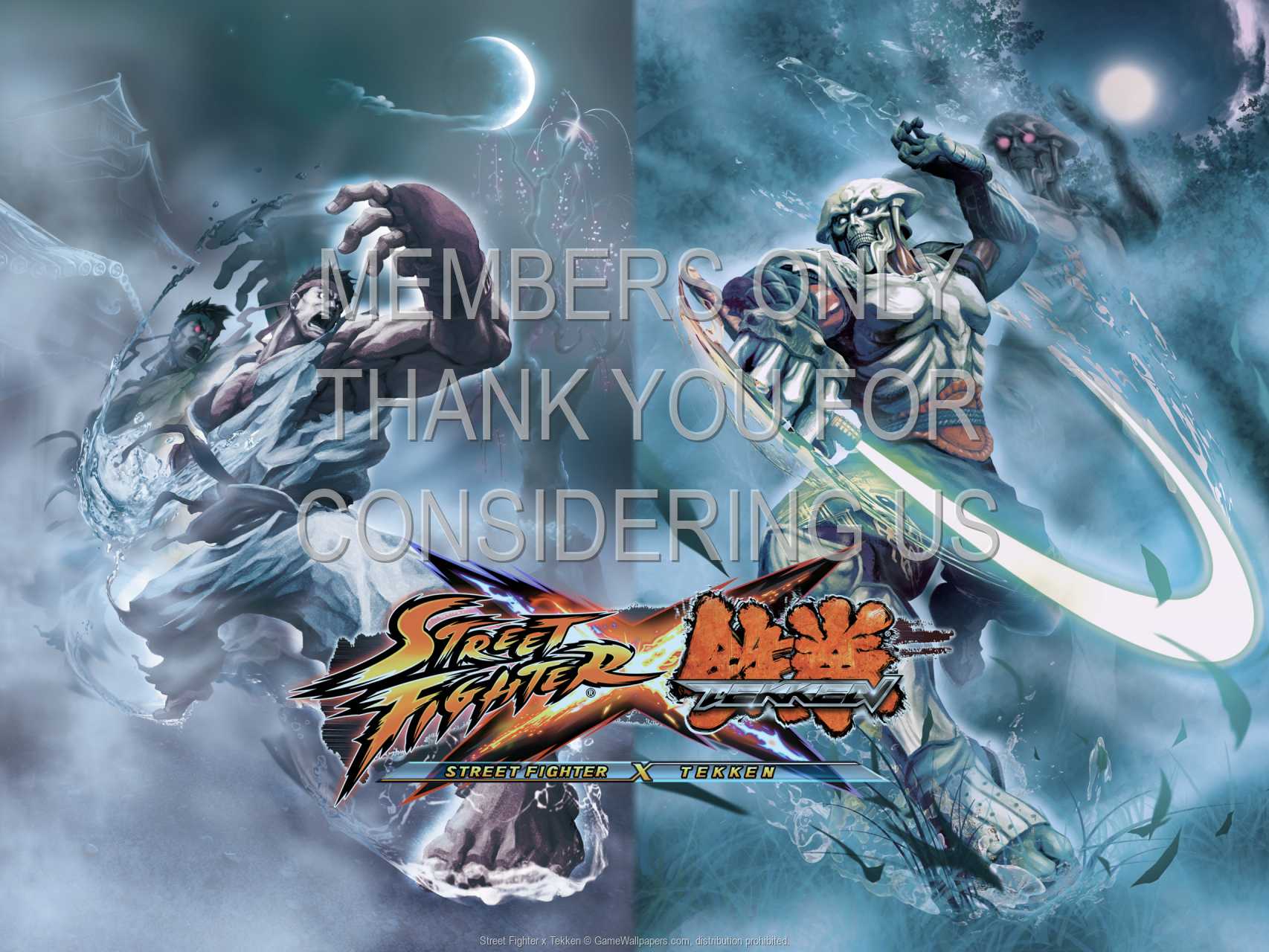 Street Fighter x Tekken 720p Horizontal Mobiele achtergrond 03