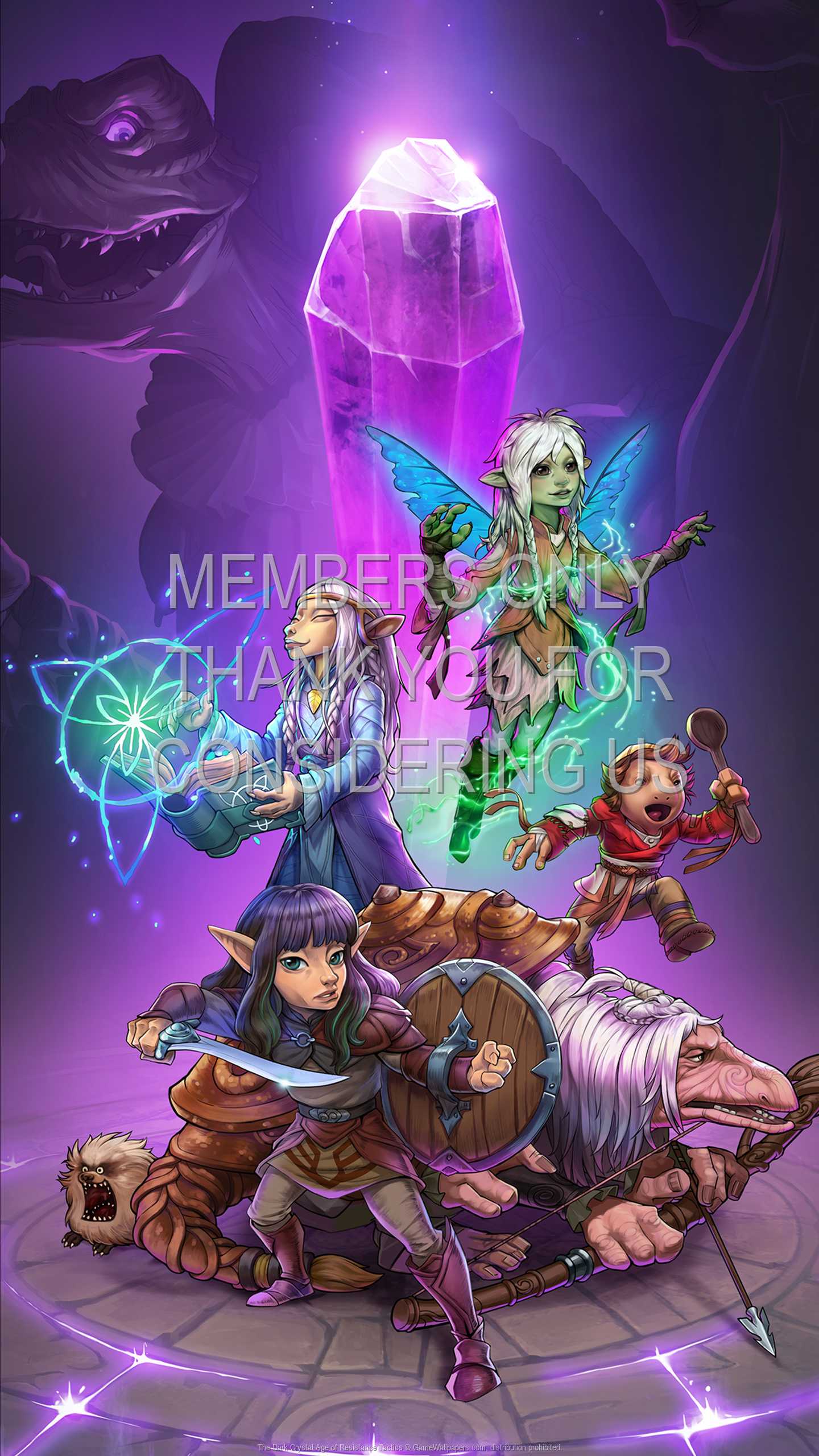 The Dark Crystal: Age of Resistance Tactics 1440p Vertical Mobiele achtergrond 01