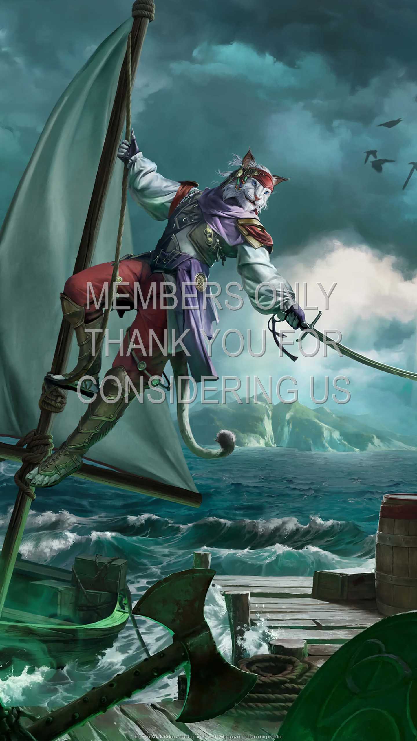 The Elder Scrolls Online: Ascending Tide 1440p Vertical Mobiele achtergrond 01