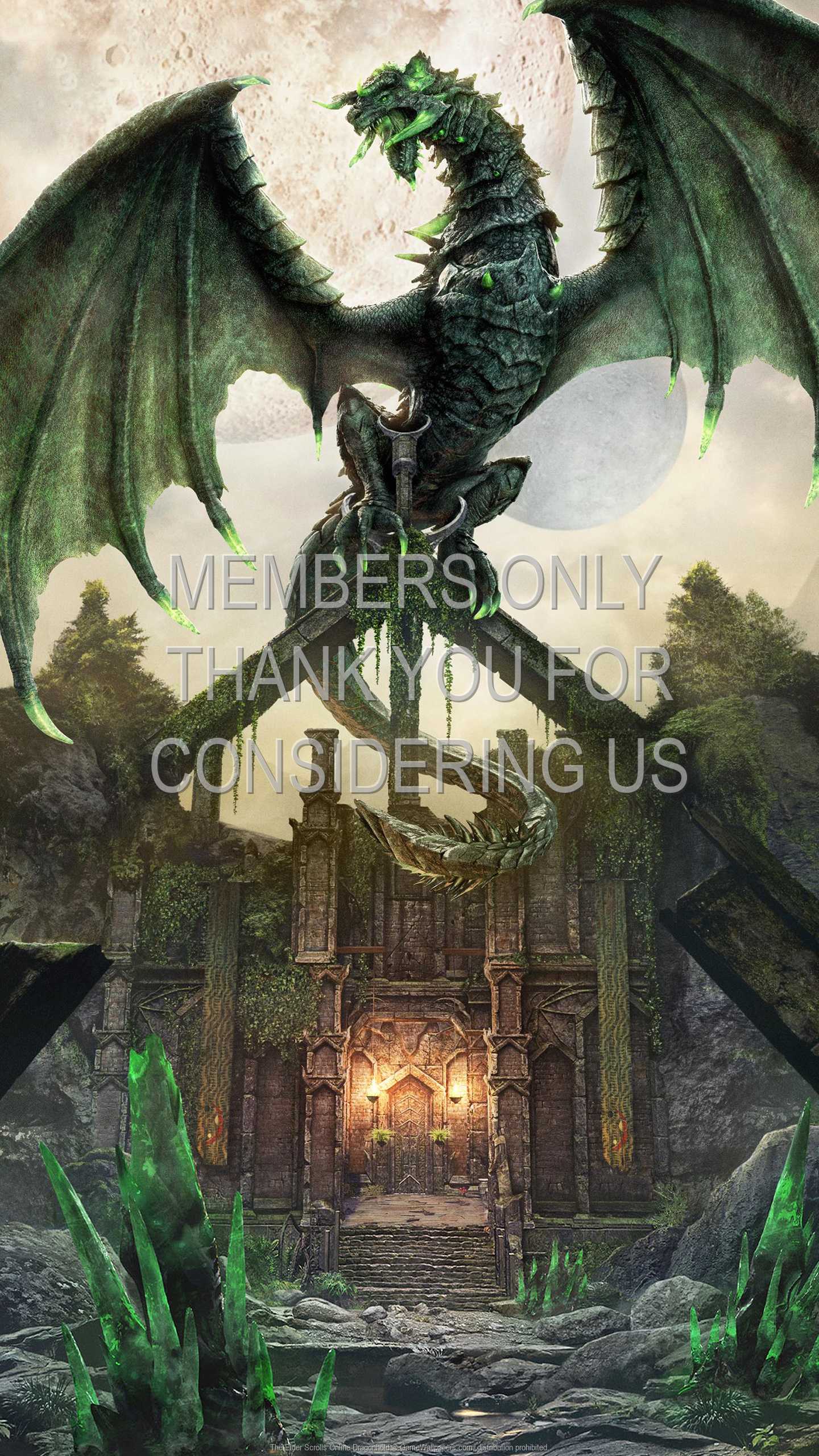 The Elder Scrolls Online: Dragonhold 1440p Vertical Mobiele achtergrond 01