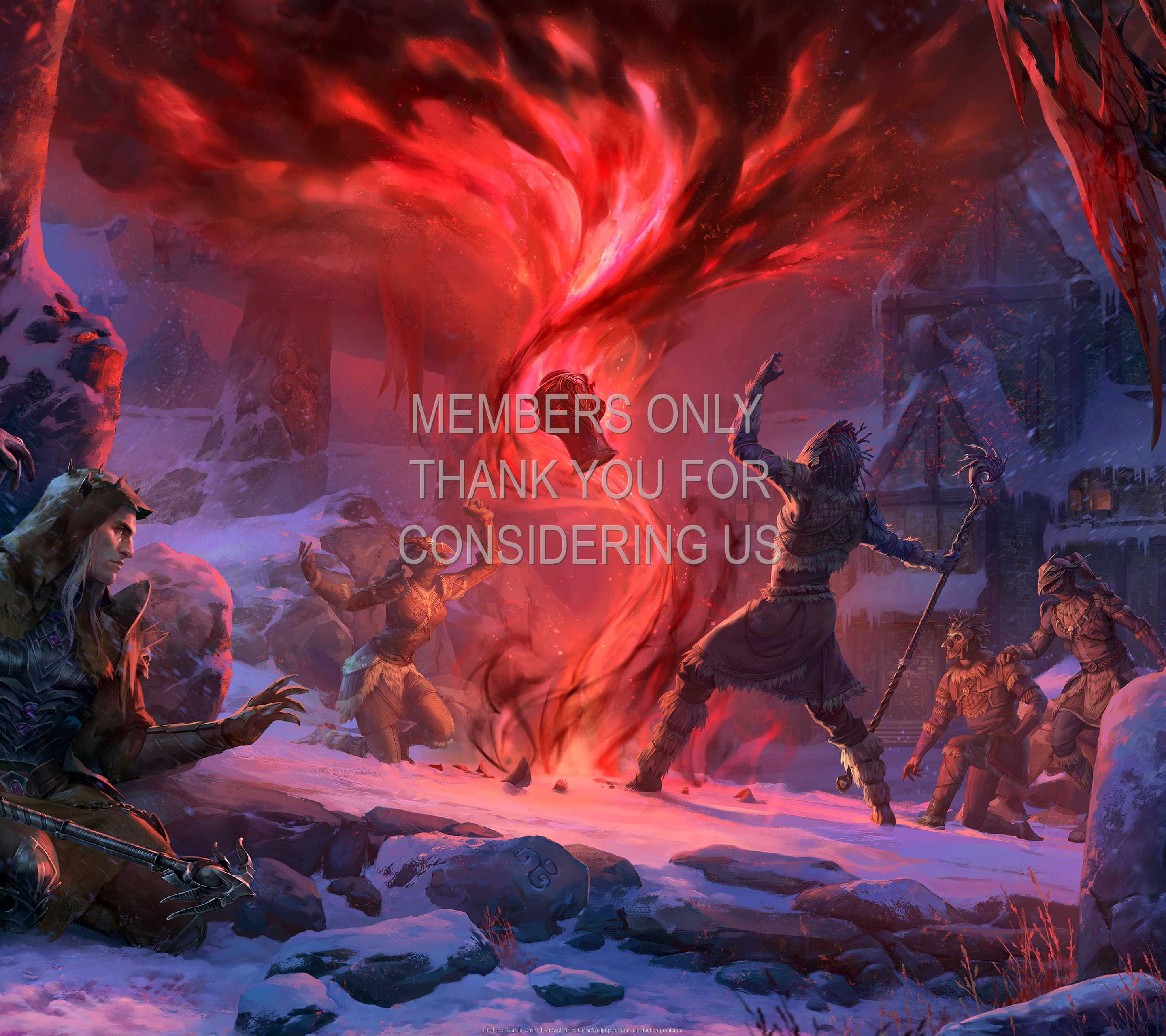 The Elder Scrolls Online: Harrowstorm 1440p Horizontal Handy Hintergrundbild 01