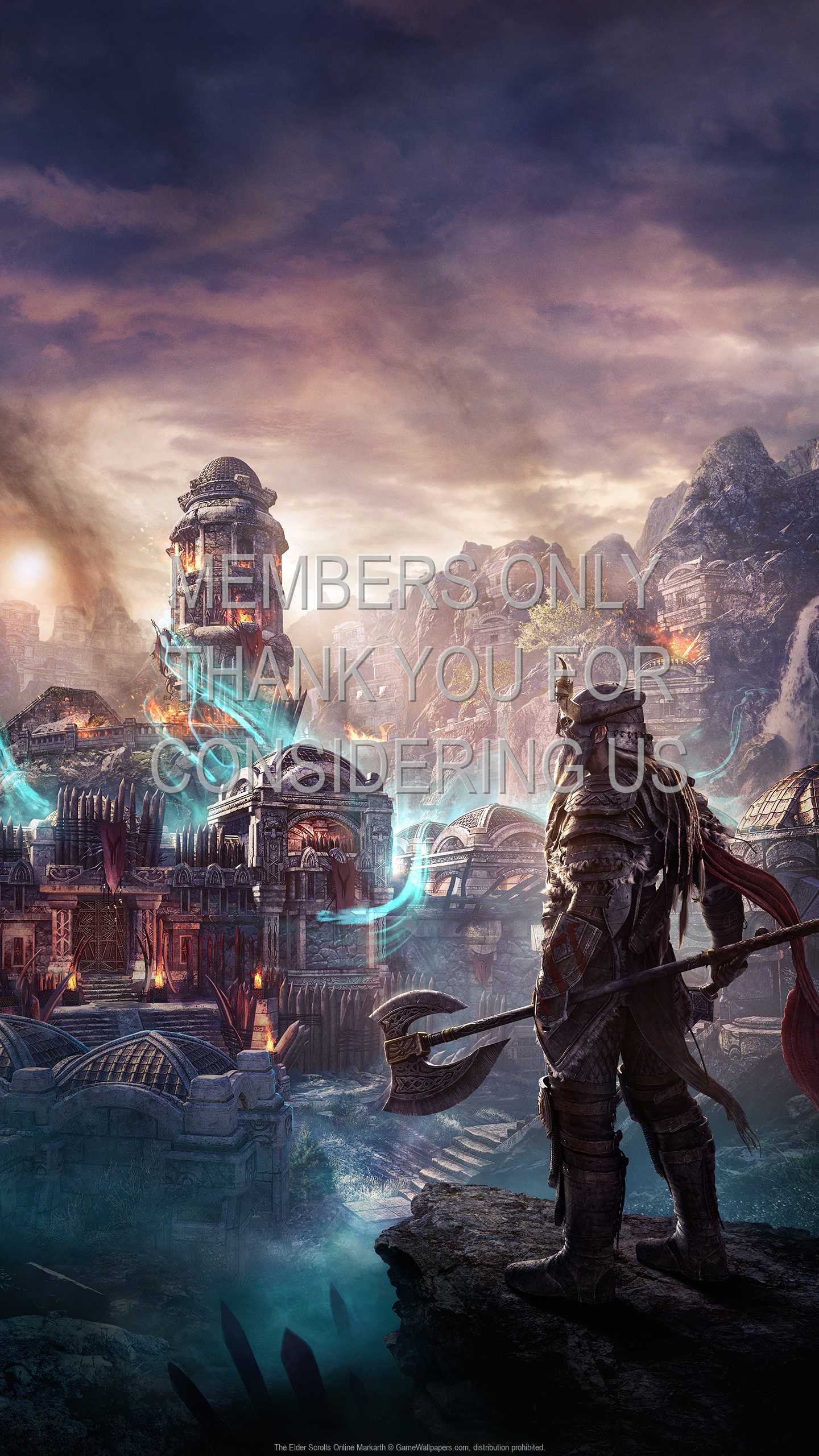 The Elder Scrolls Online: Markarth 1440p Vertical Handy Hintergrundbild 01
