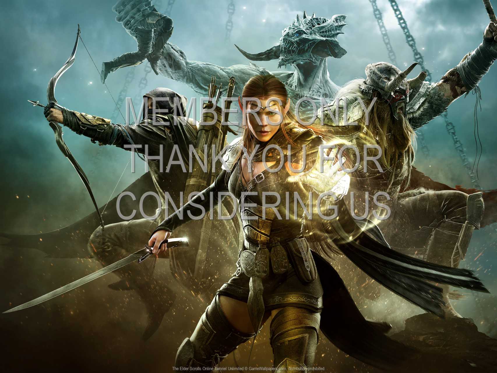 The Elder Scrolls Online: Tamriel Unlimited 720p Horizontal Mobiele achtergrond 01