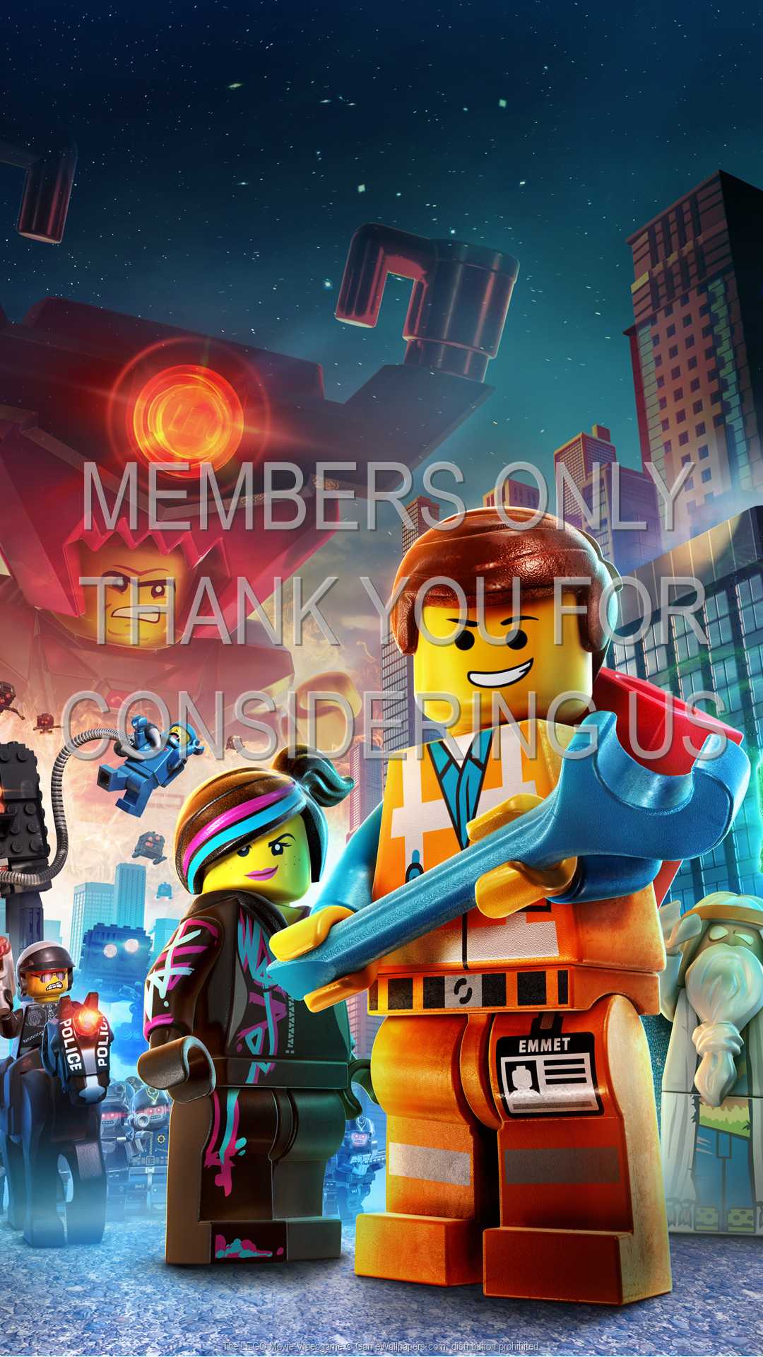 The LEGO Movie Videogame 1080p Vertical Mobiele achtergrond 01