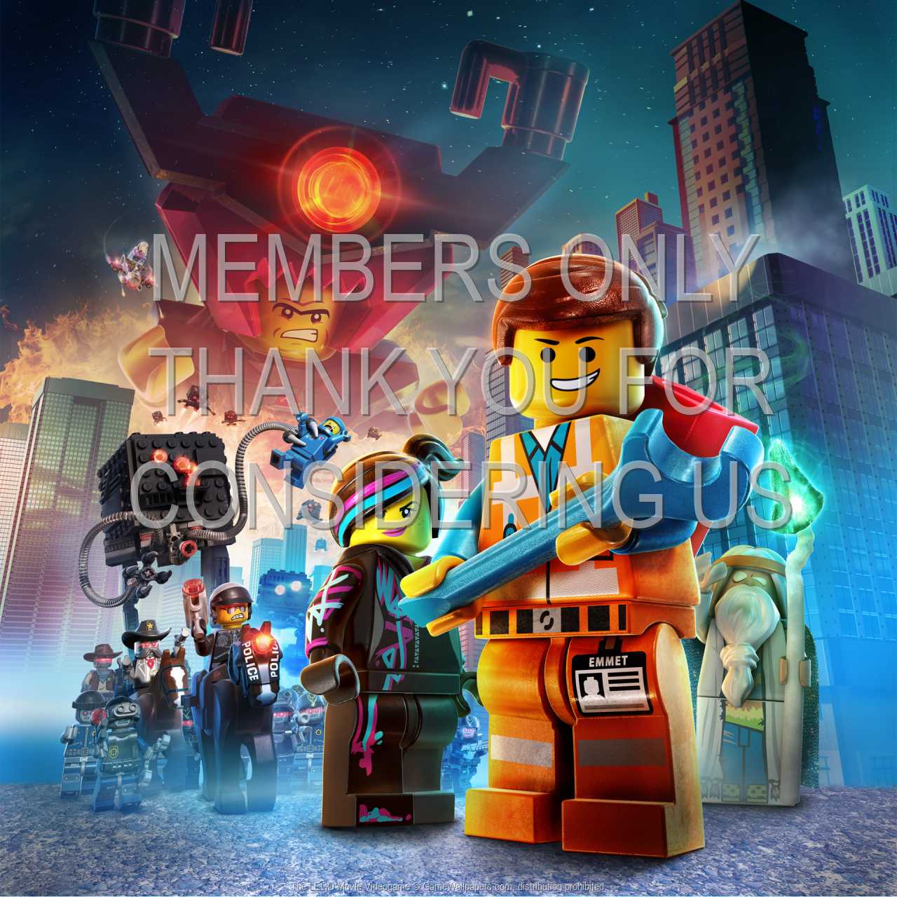 The LEGO Movie Videogame 720p Horizontal Mobiele achtergrond 01
