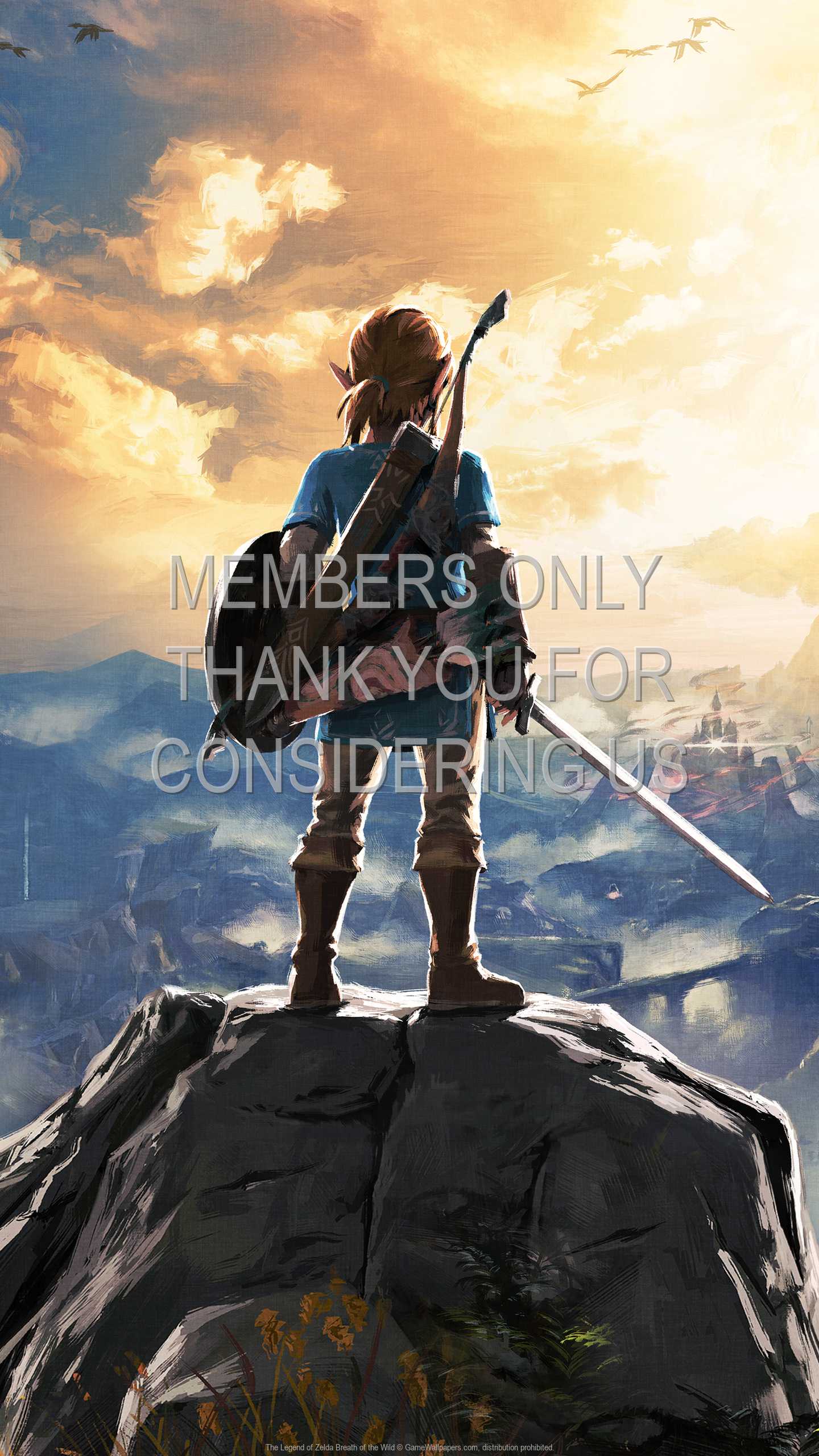 The Legend of Zelda: Breath of the Wild 1440p Vertical Mobiele achtergrond 02