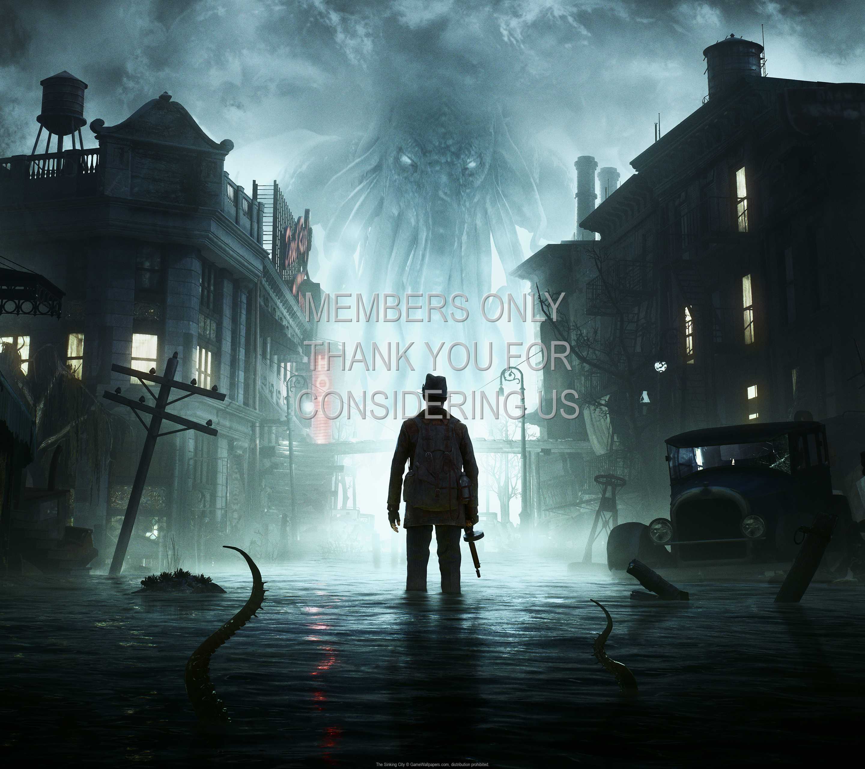 The Sinking City 1440p Horizontal Mobiele achtergrond 01