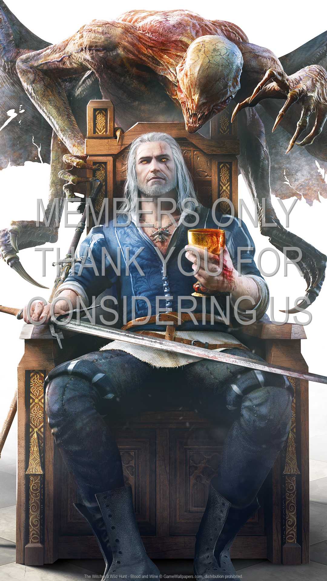 The Witcher 3: Wild Hunt - Blood and Wine 1080p Vertical Mobiele achtergrond 01