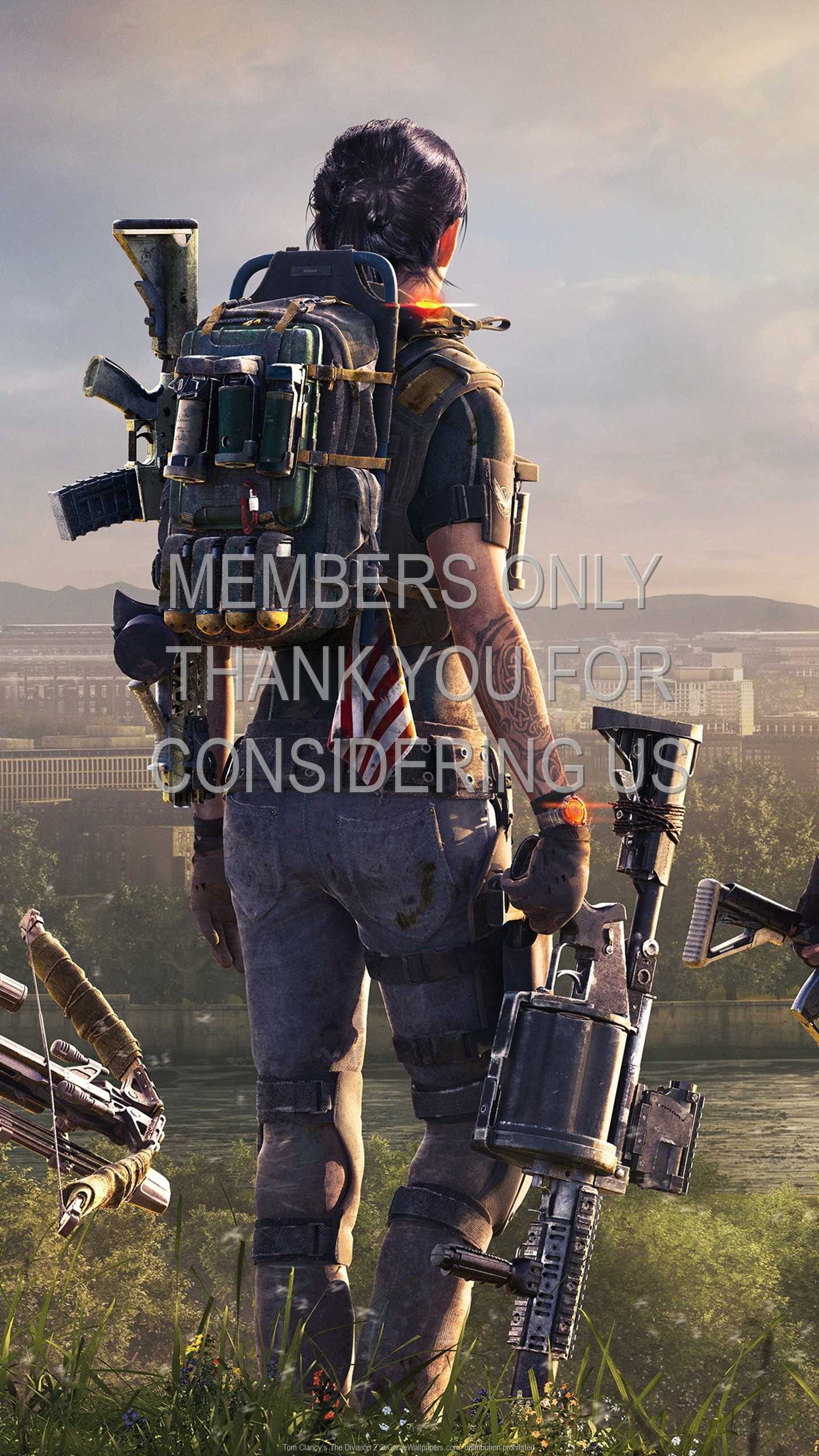 Tom Clancy's The Division 2 1440p Vertical Mobiele achtergrond 03