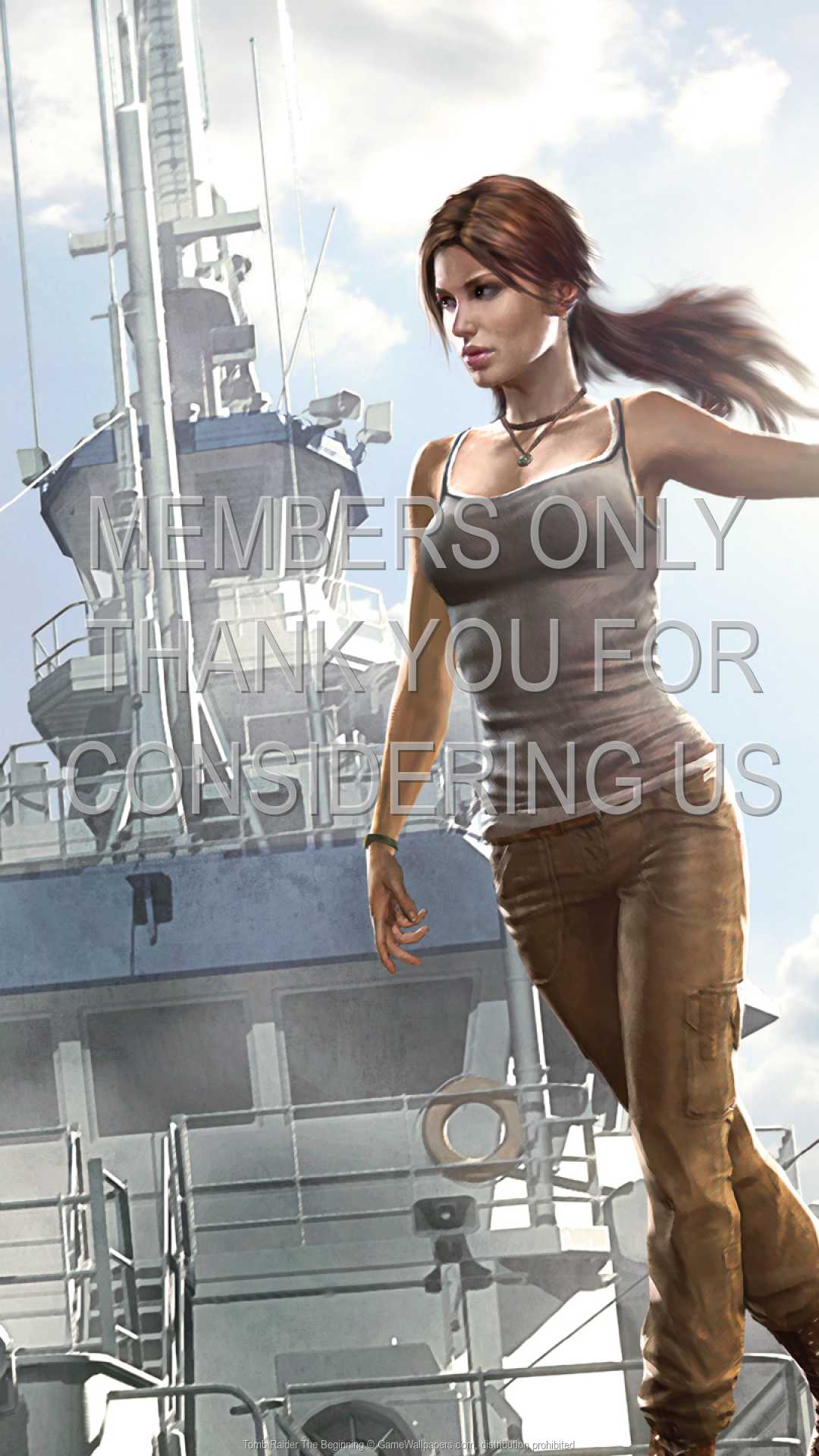 Tomb Raider: The Beginning 1080p Vertical Mobile fond d'cran 01