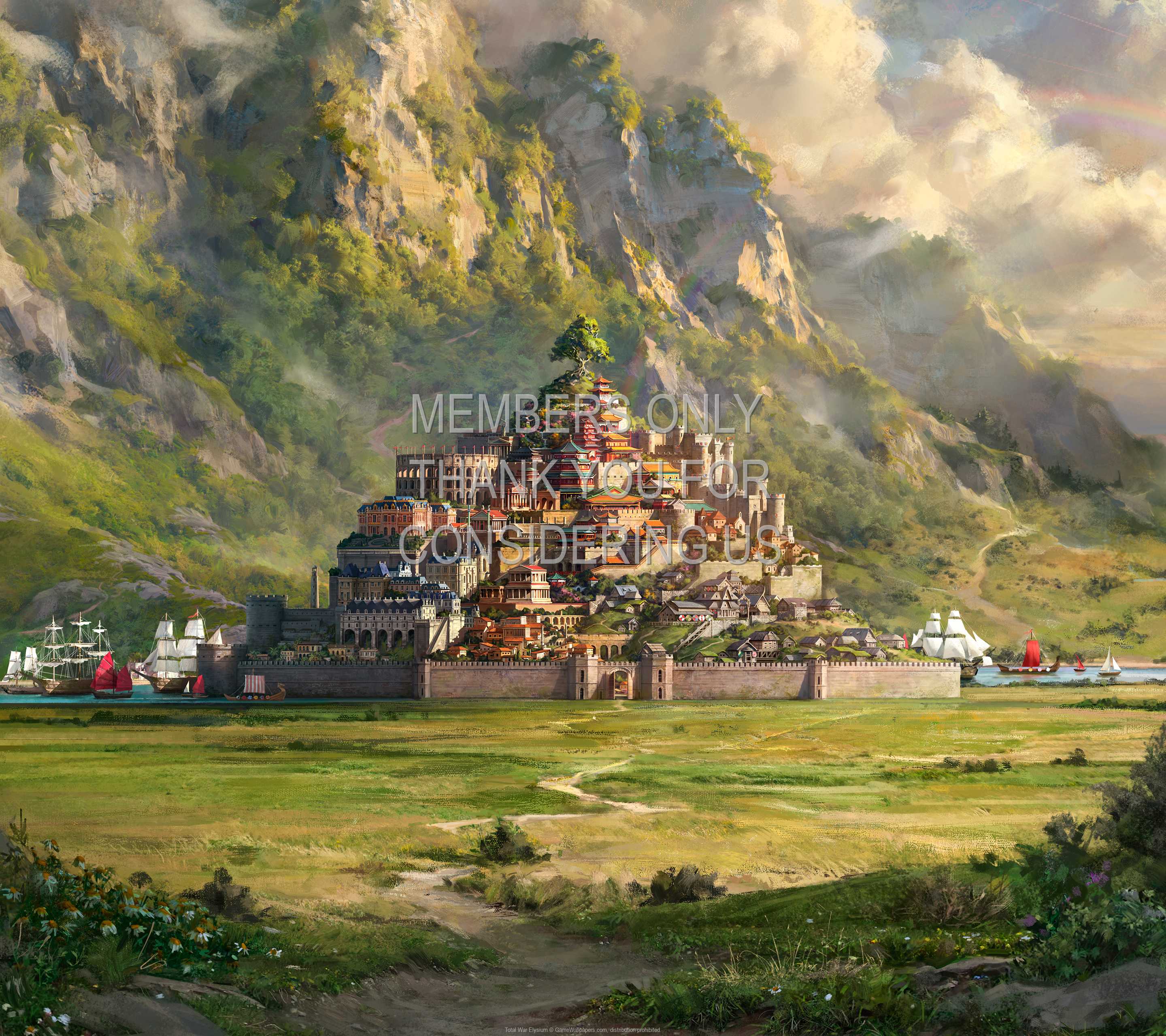 Total War: Elysium 1440p Horizontal Handy Hintergrundbild 02