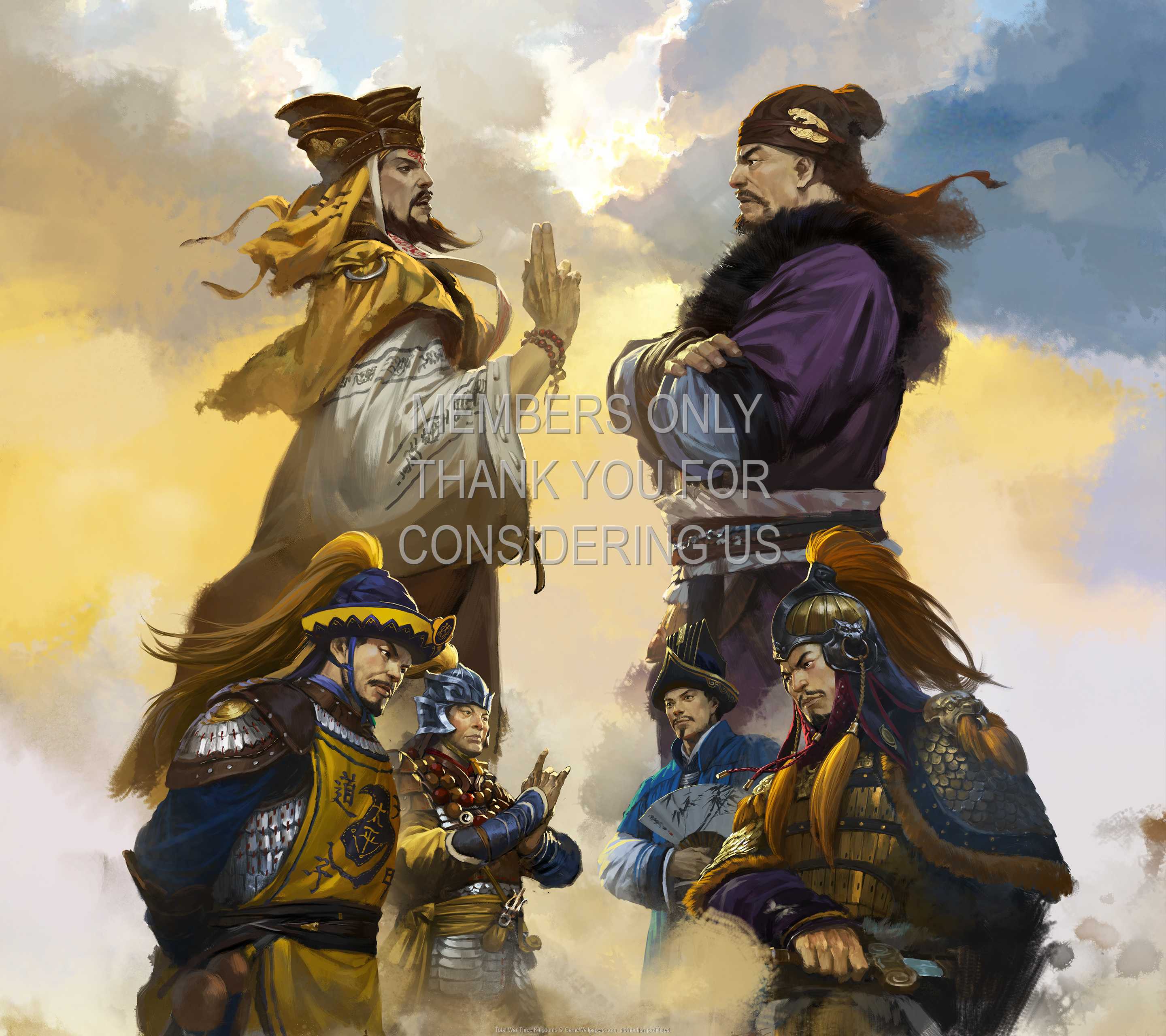 Total War: Three Kingdoms 1440p Horizontal Mobile fond d'cran 02