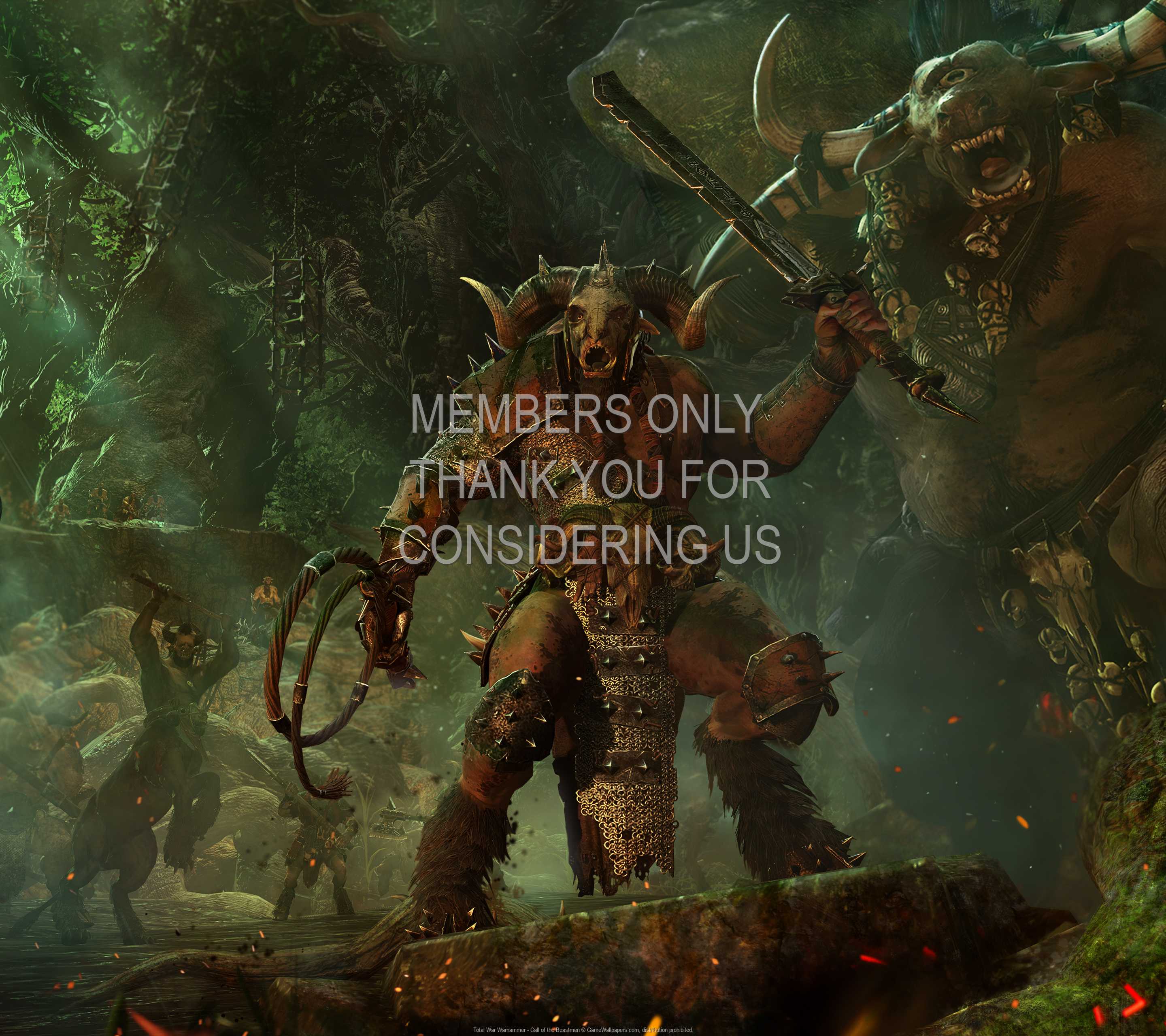 Total War: Warhammer - Call of the Beastmen 1440p Horizontal Handy Hintergrundbild 01