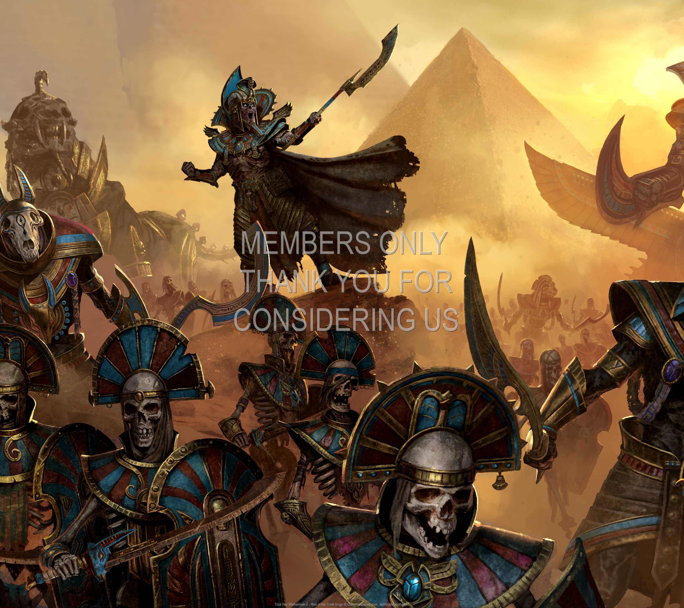 Total War: Warhammer 2 - Rise of the Tomb Kings 1440p Horizontal Mobiele achtergrond 01