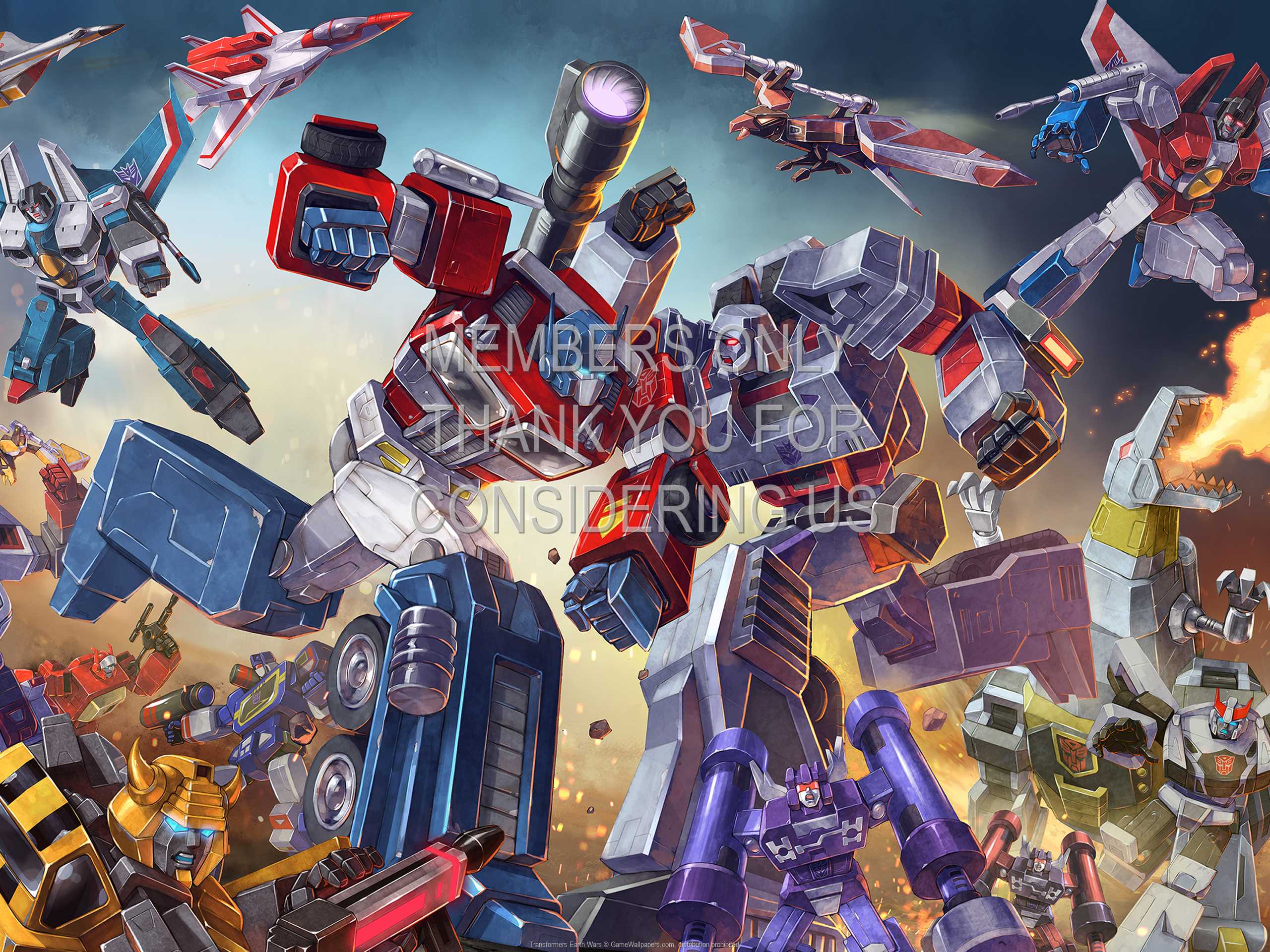 Transformers: Earth Wars 1080p Horizontal Mobiele achtergrond 01