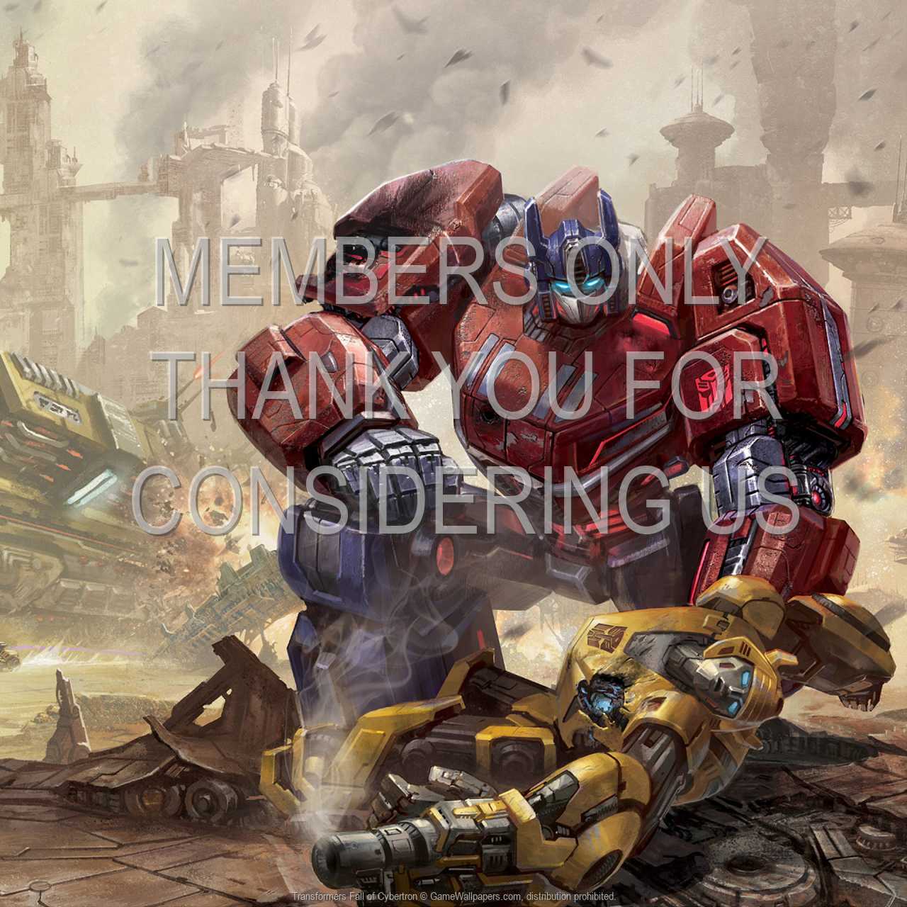 Transformers: Fall of Cybertron 720p Horizontal Handy Hintergrundbild 01