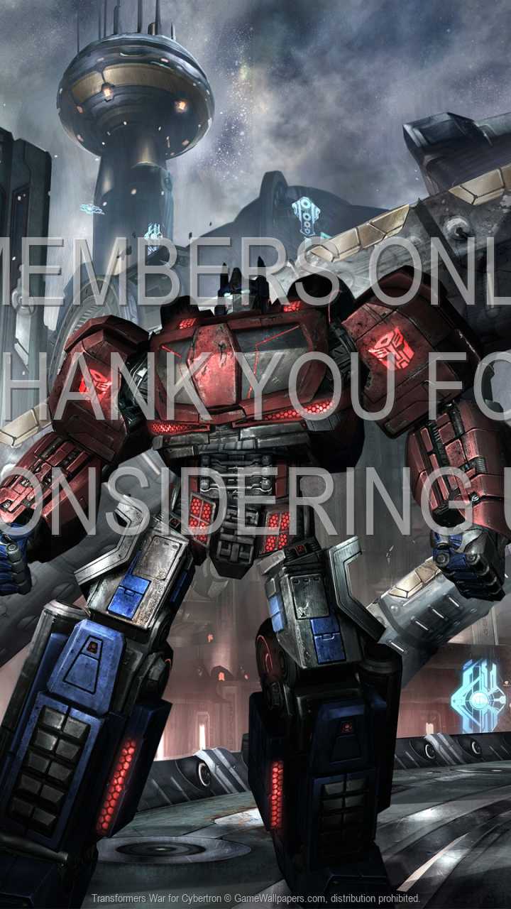 Transformers: War for Cybertron 720p Vertical Mobiele achtergrond 02
