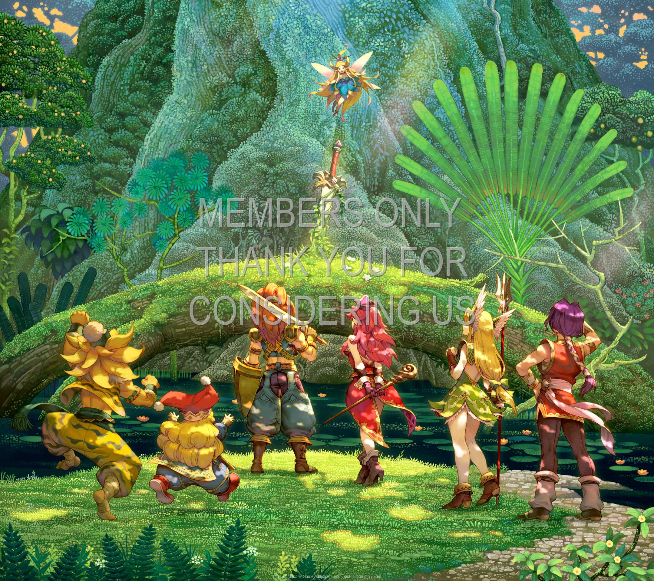 Trials of Mana 1080p Horizontal Mobile wallpaper or background 01