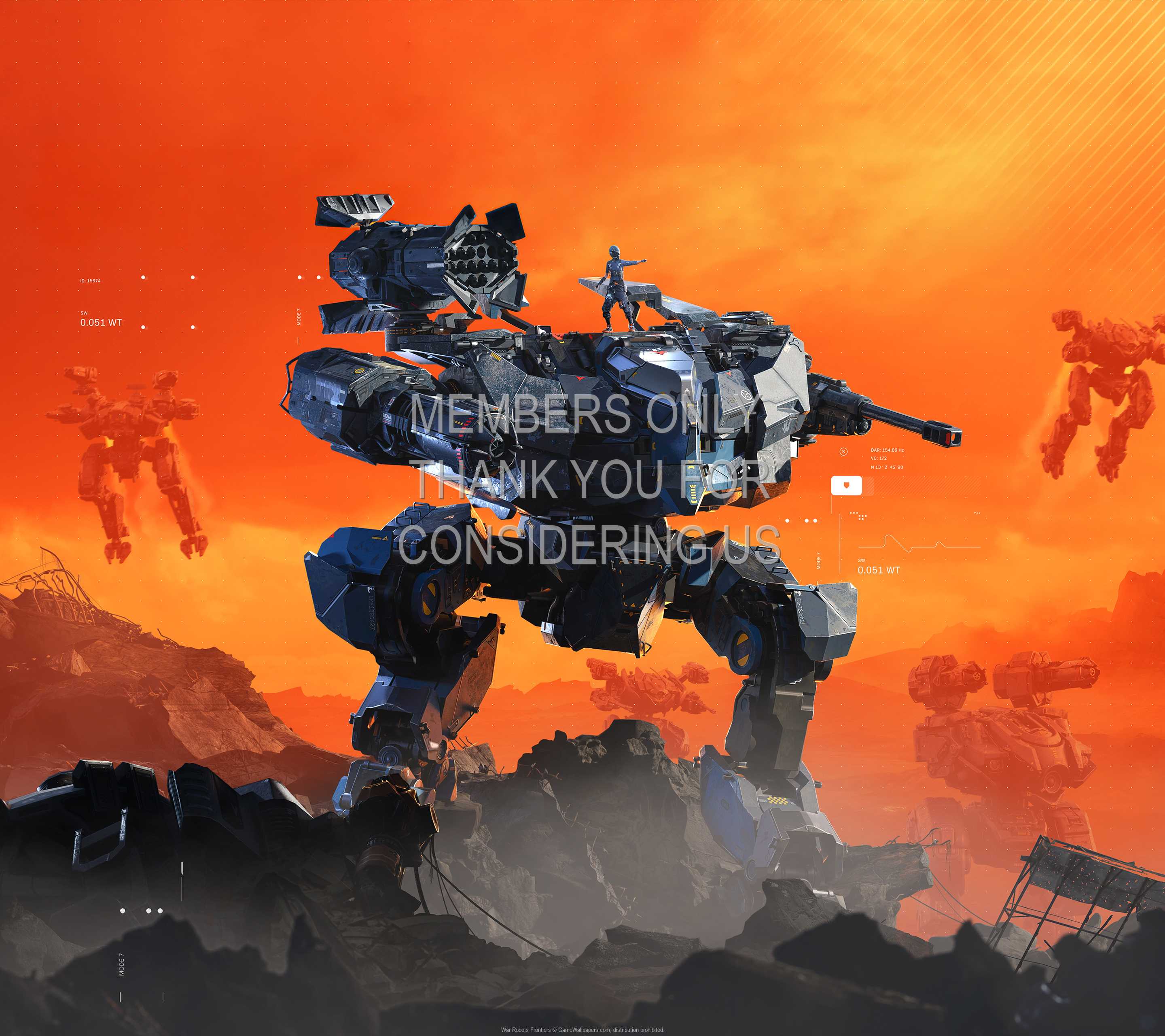 War Robots: Frontiers 1440p Horizontal Mobiele achtergrond 01