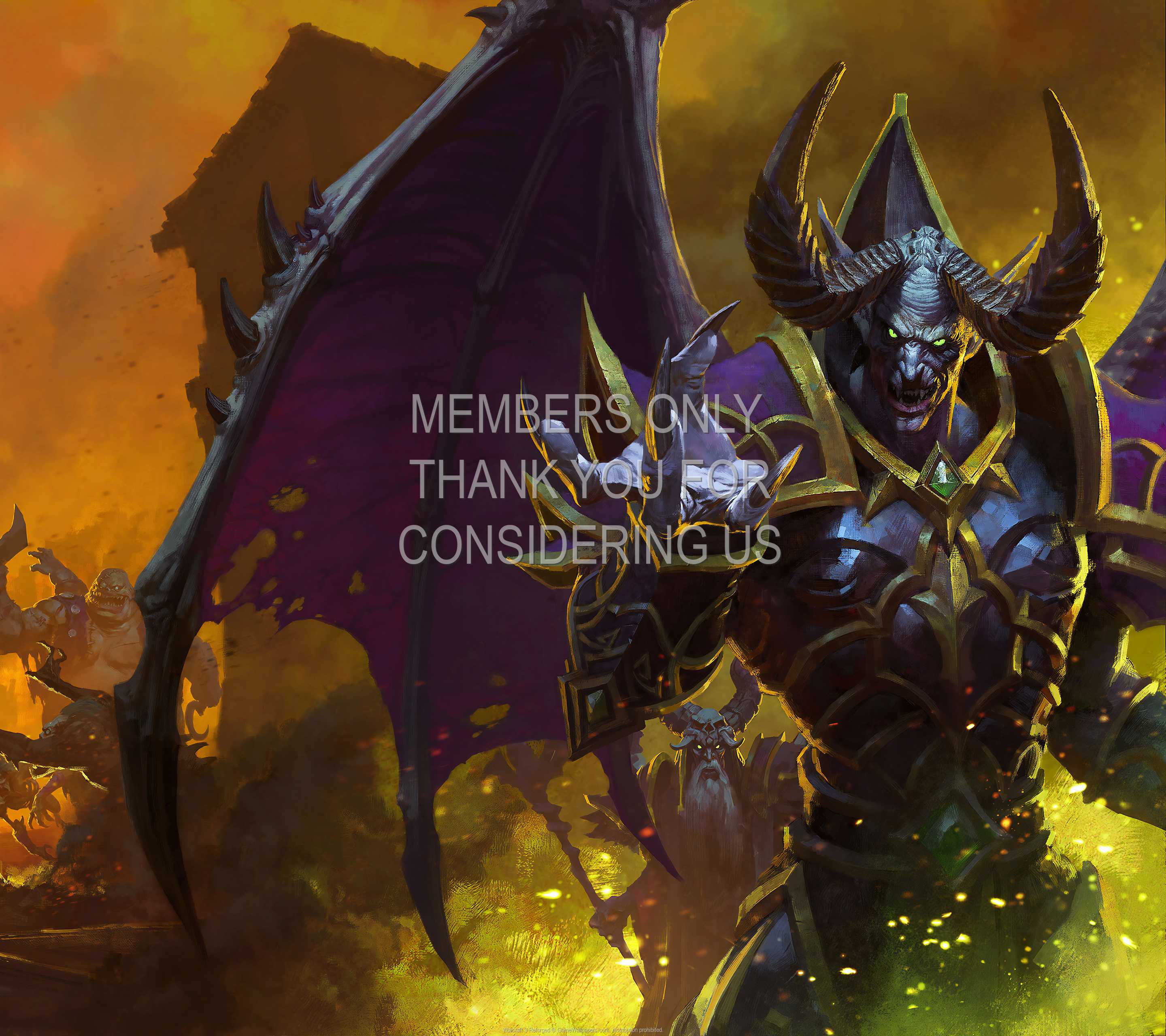 Warcraft 3: Reforged 1440p Horizontal Handy Hintergrundbild 02