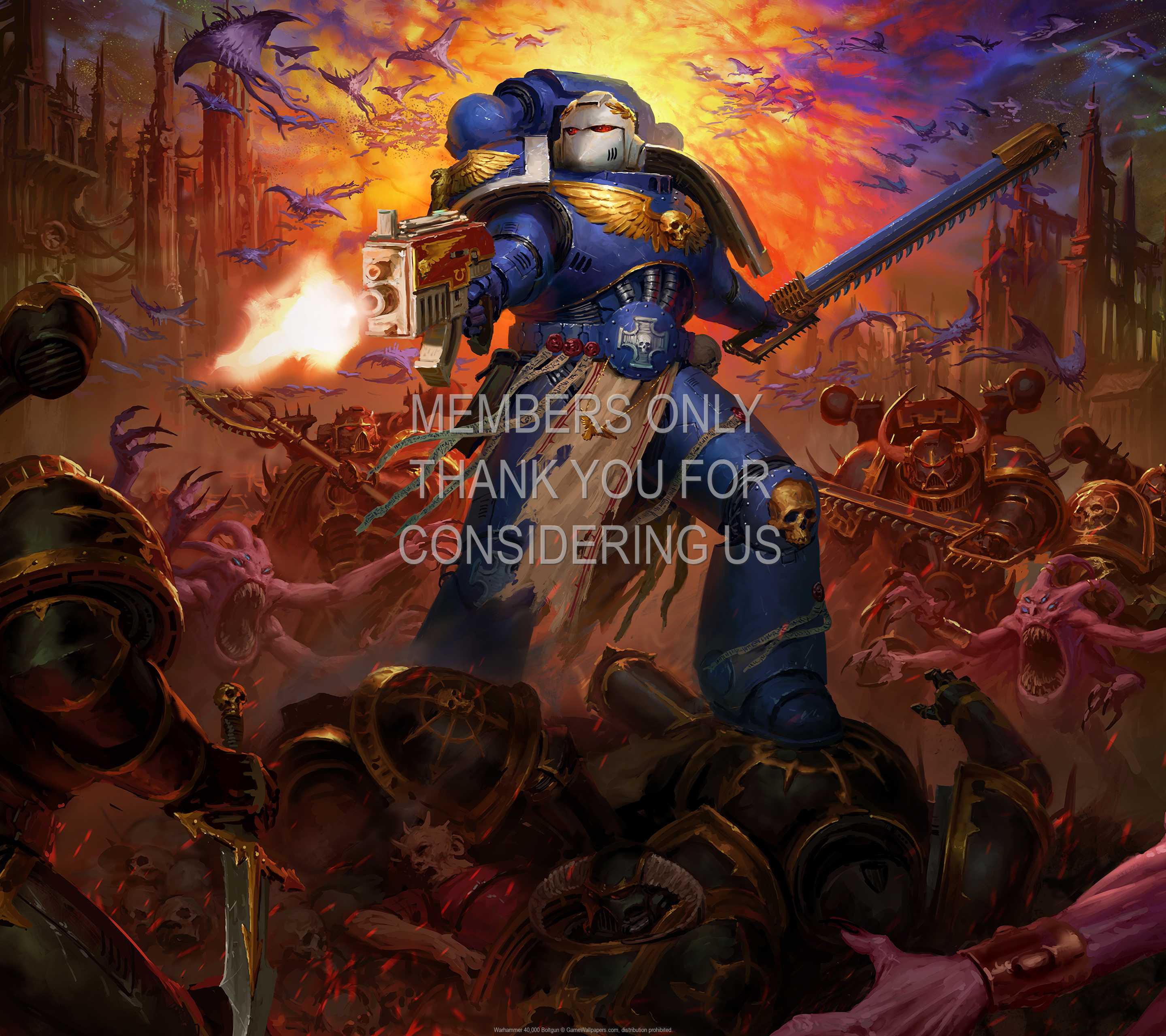 Warhammer 40,000: Boltgun 1440p Horizontal Handy Hintergrundbild 01