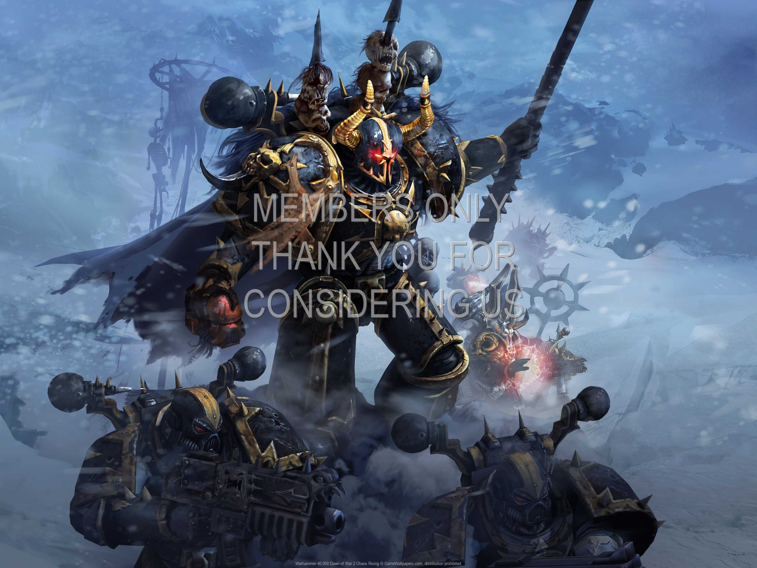 Warhammer 40,000: Dawn of War 2: Chaos Rising 1080p Horizontal Mobile fond d'cran 01