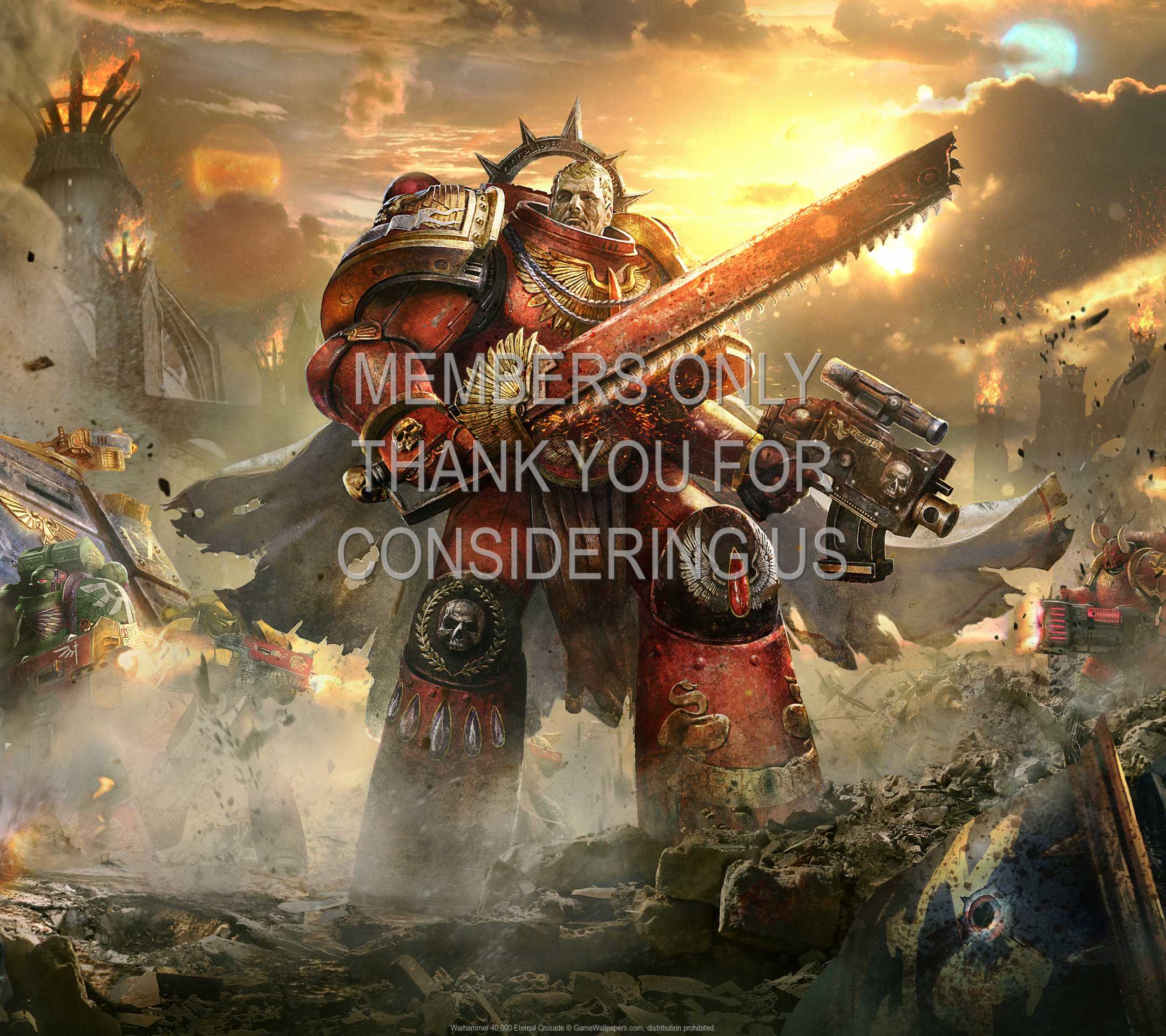Warhammer 40,000: Eternal Crusade 1080p Horizontal Mobiele achtergrond 02