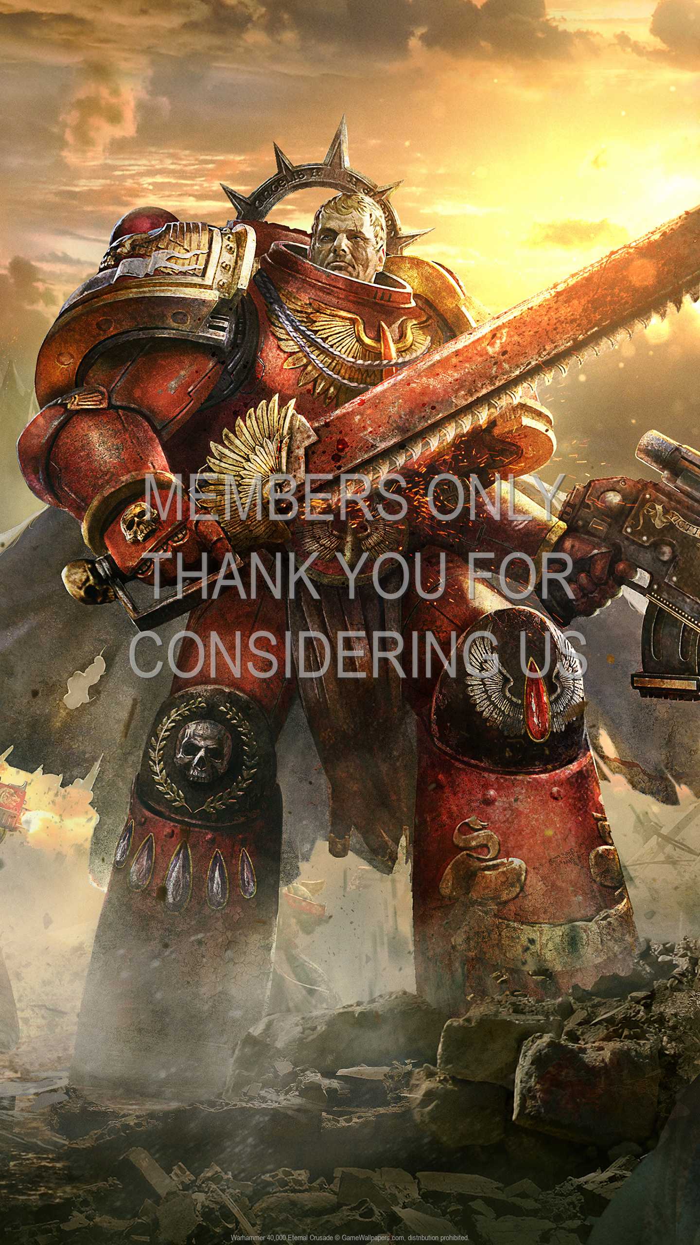 Warhammer 40,000: Eternal Crusade 1440p Vertical Handy Hintergrundbild 02