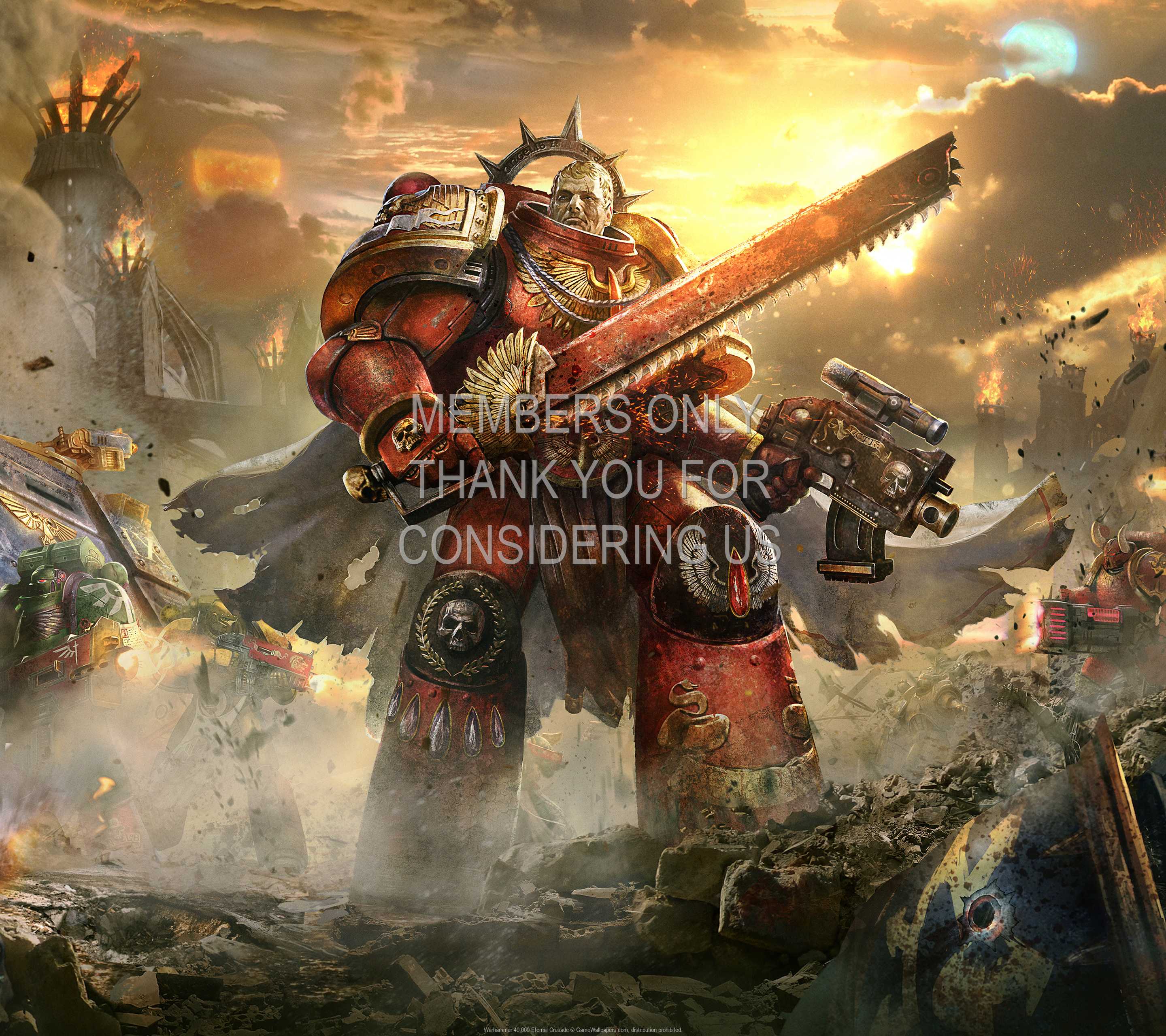 Warhammer 40,000: Eternal Crusade 1440p Horizontal Mobile fond d'cran 02