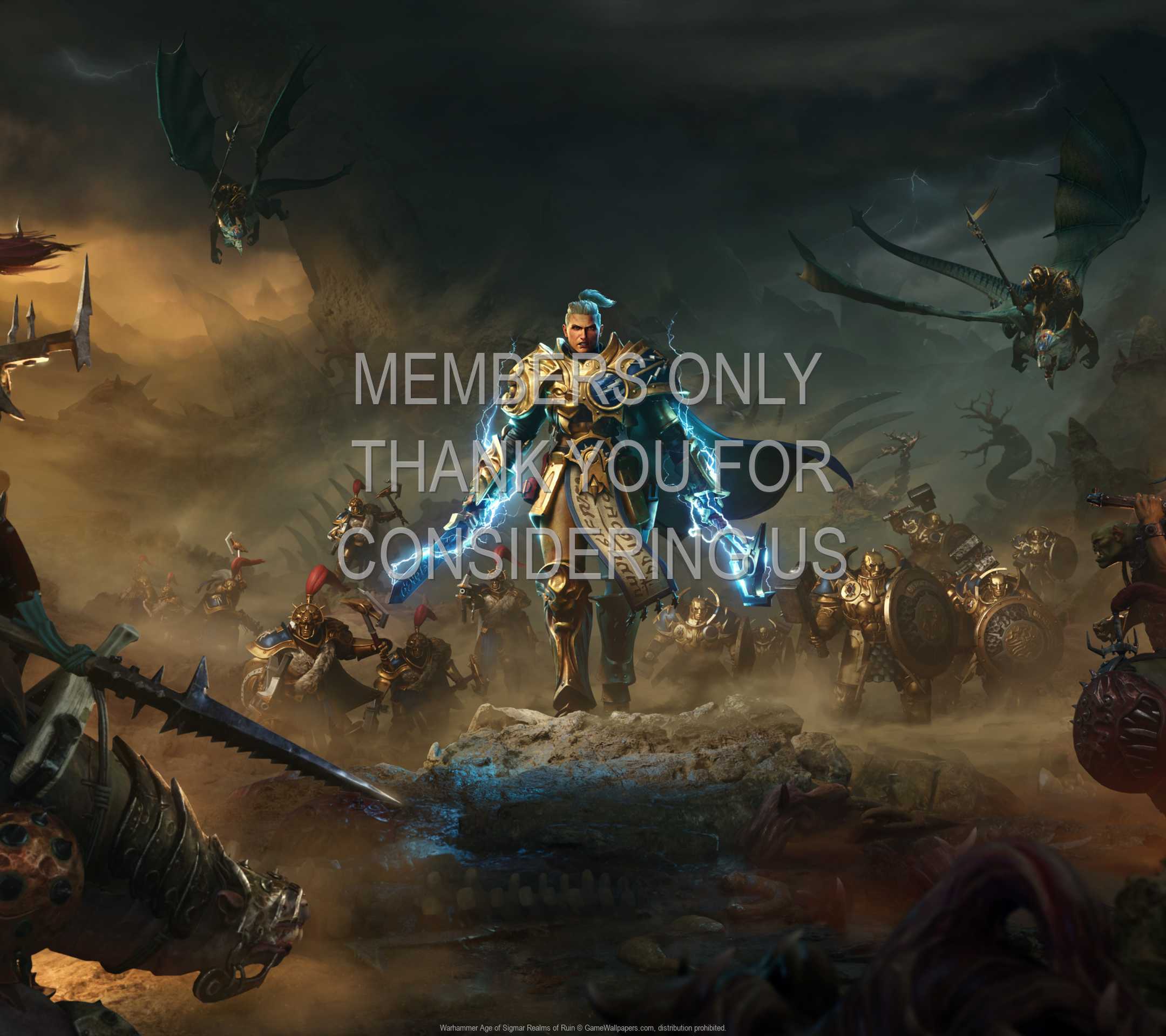 Warhammer Age of Sigmar: Realms of Ruin 1080p Horizontal Handy Hintergrundbild 01