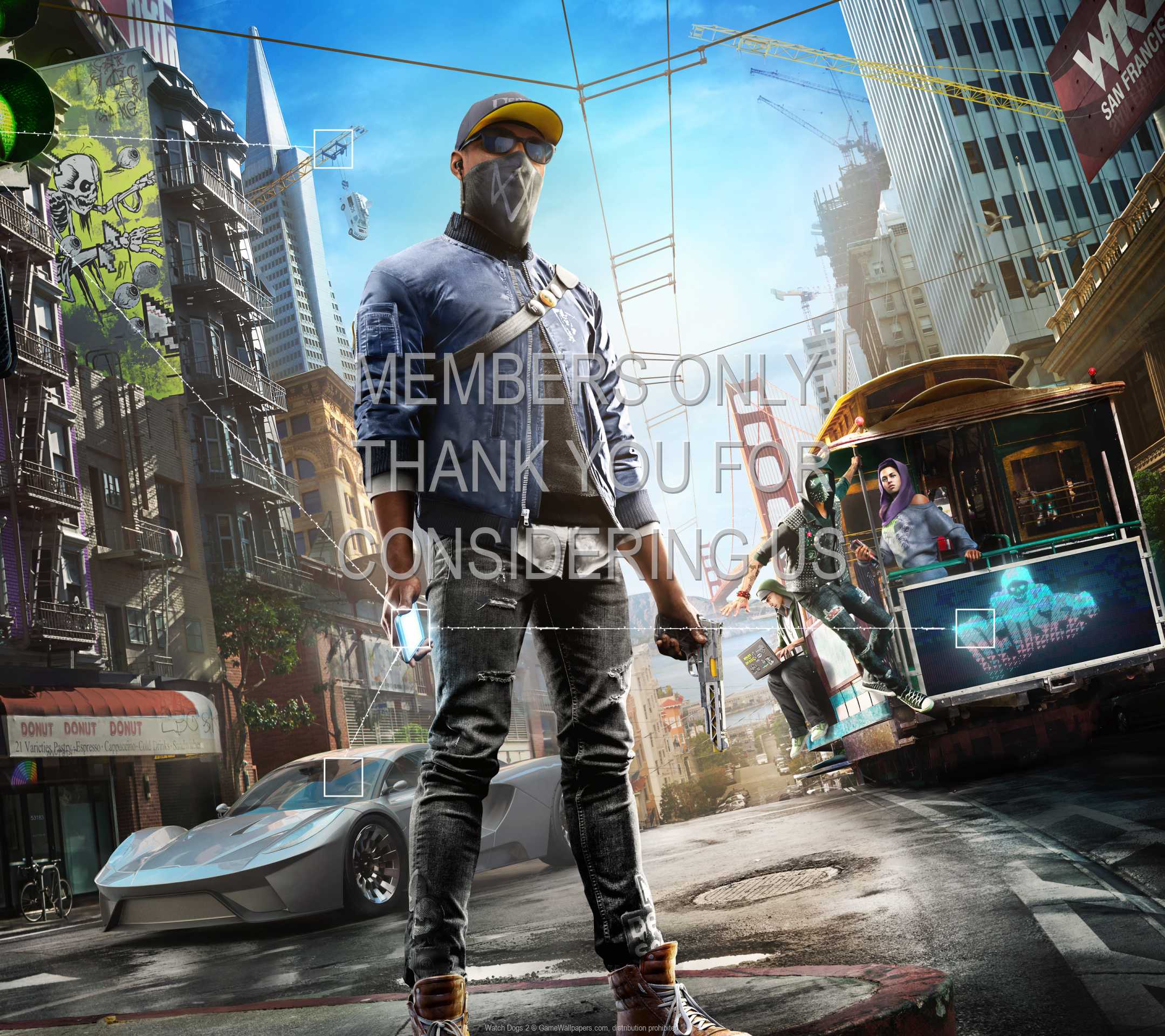 Watch Dogs 2 1080p Horizontal Mobiele achtergrond 04