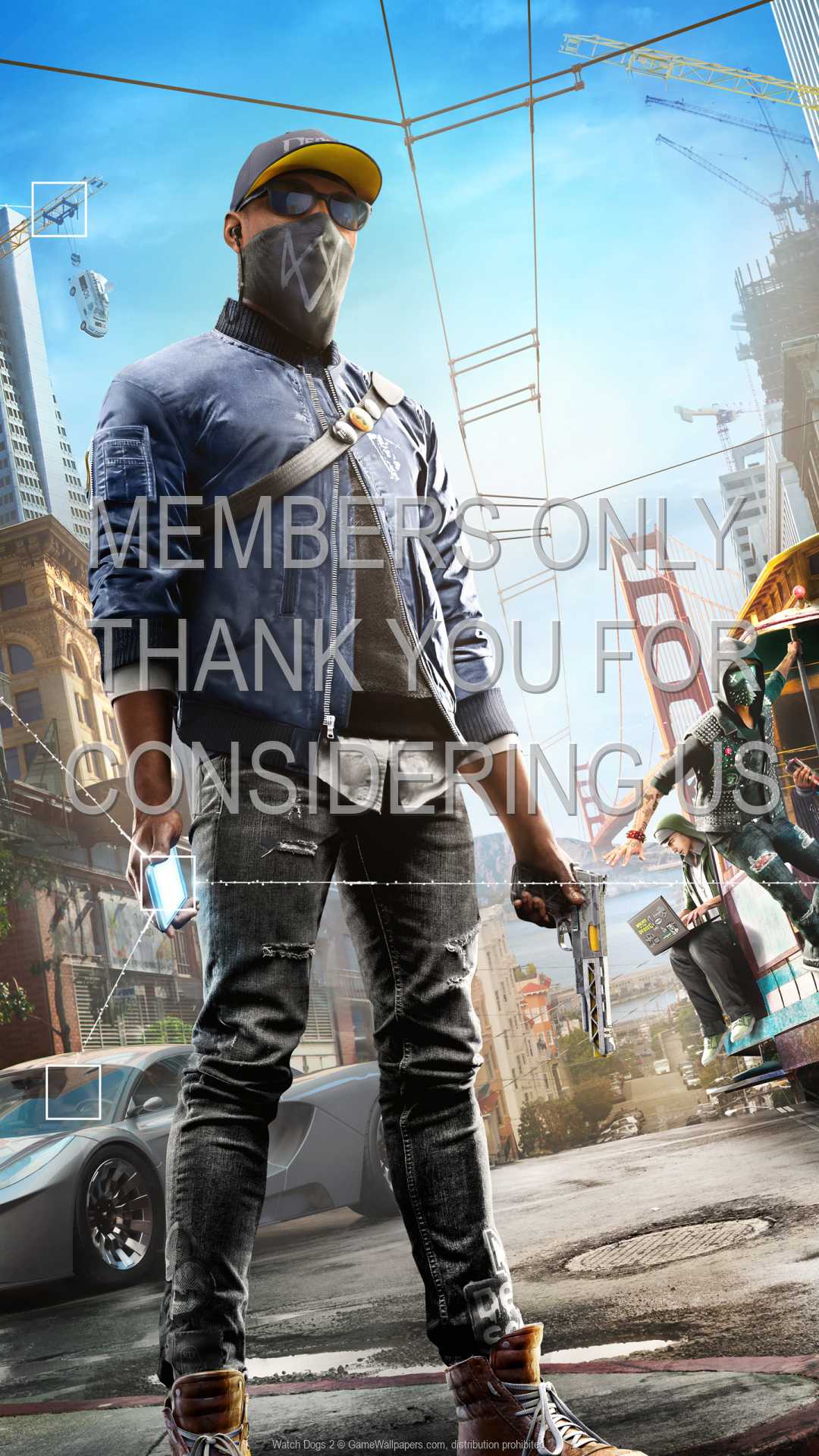 Watch Dogs 2 1080p%20Vertical Mobile wallpaper or background 04
