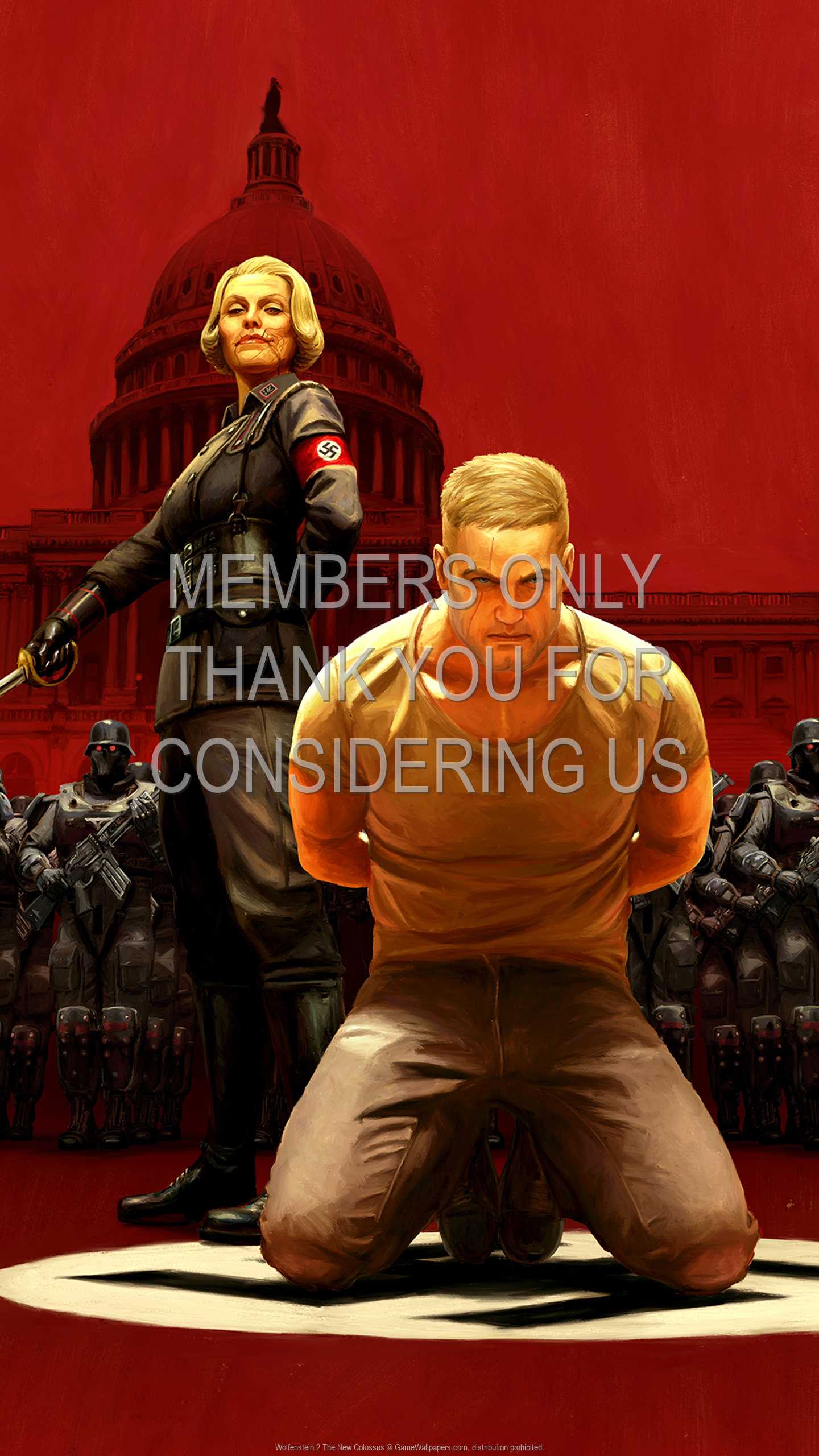 Wolfenstein 2: The New Colossus 1440p Vertical Mobile fond d'cran 06