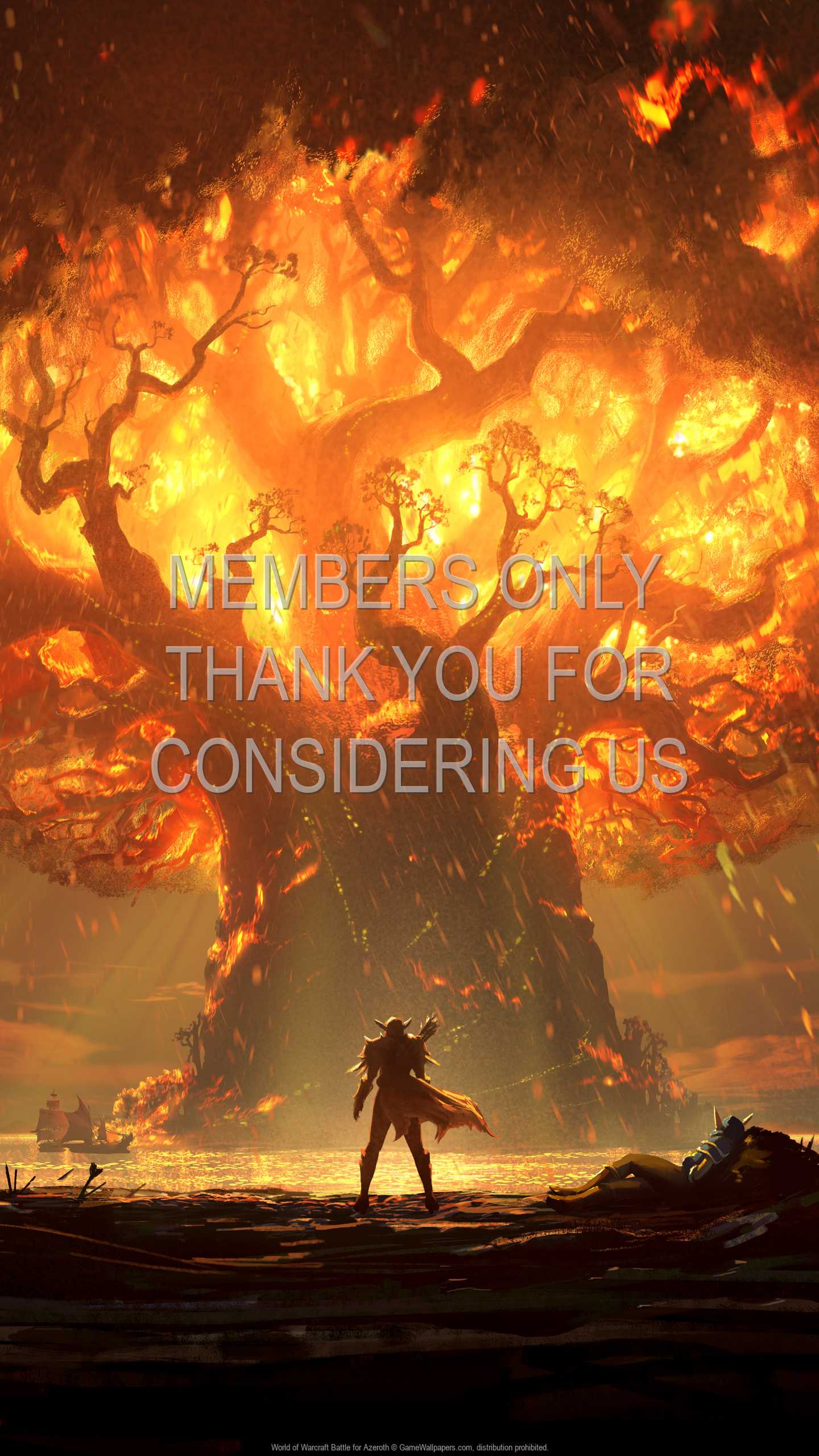 World of Warcraft: Battle for Azeroth 1440p Vertical Handy Hintergrundbild 03