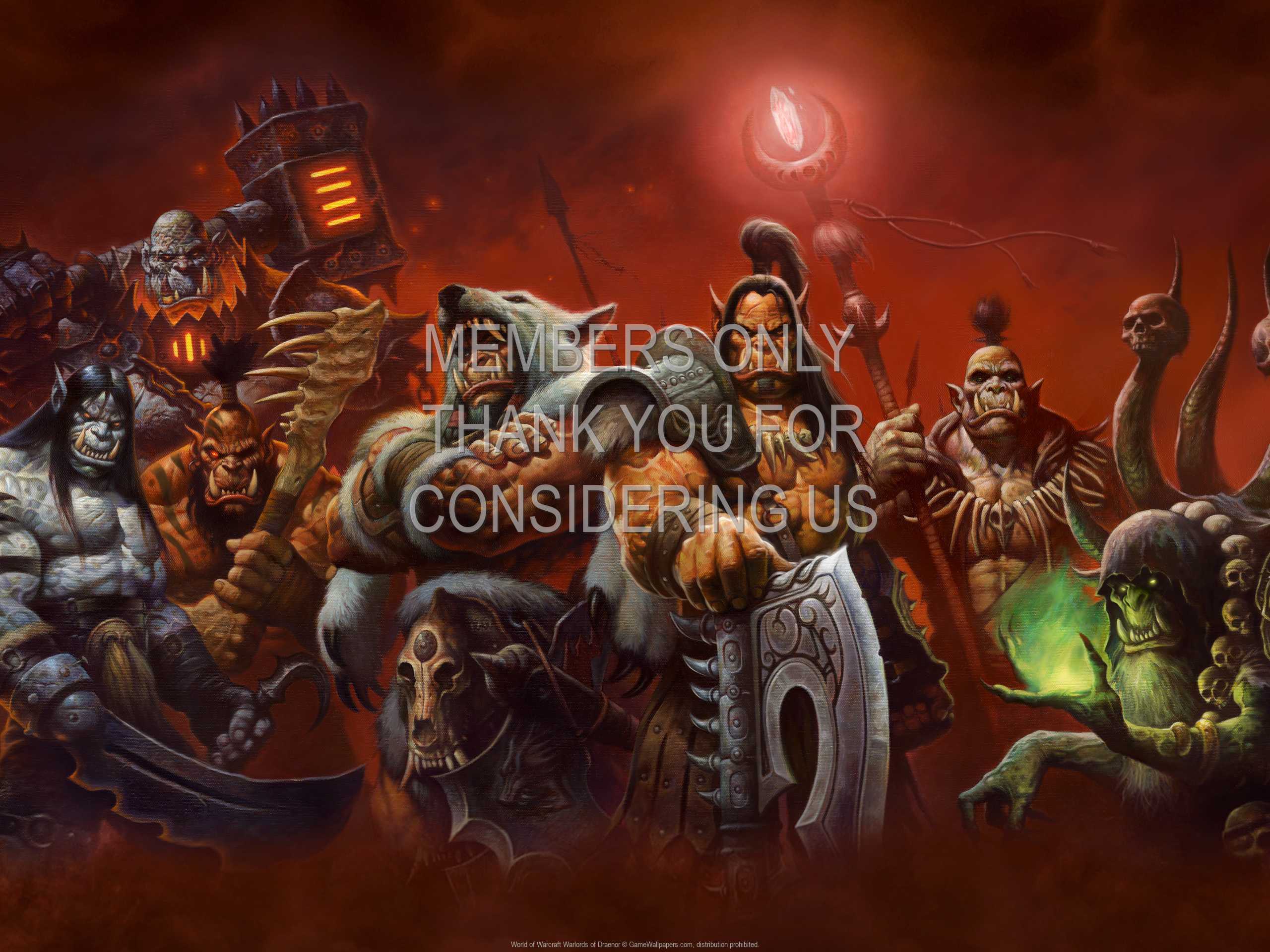 World of Warcraft: Warlords of Draenor 1080p Horizontal Mobile fond d'cran 01