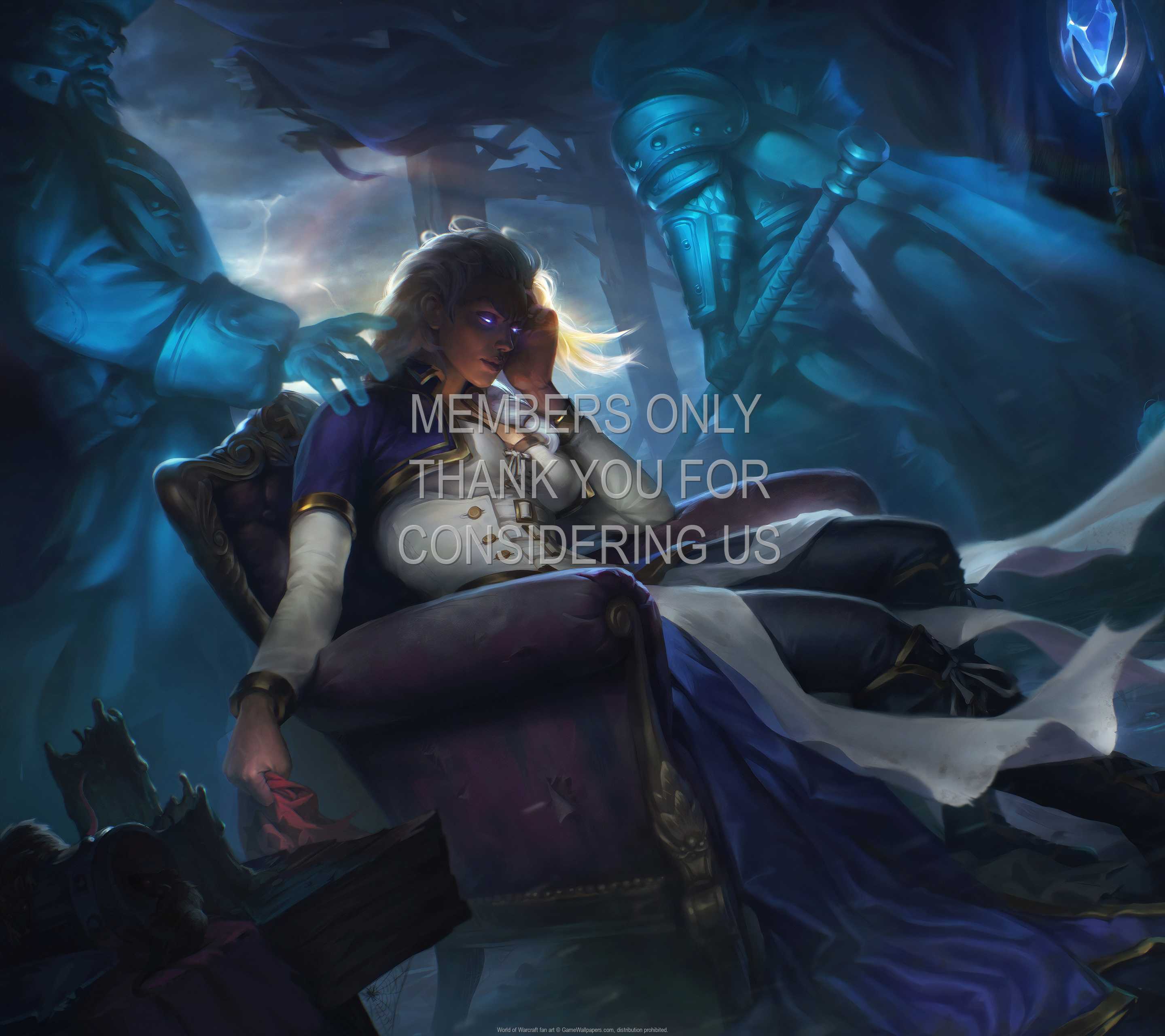 World of Warcraft fan art 1440p Horizontal Mobiele achtergrond 04