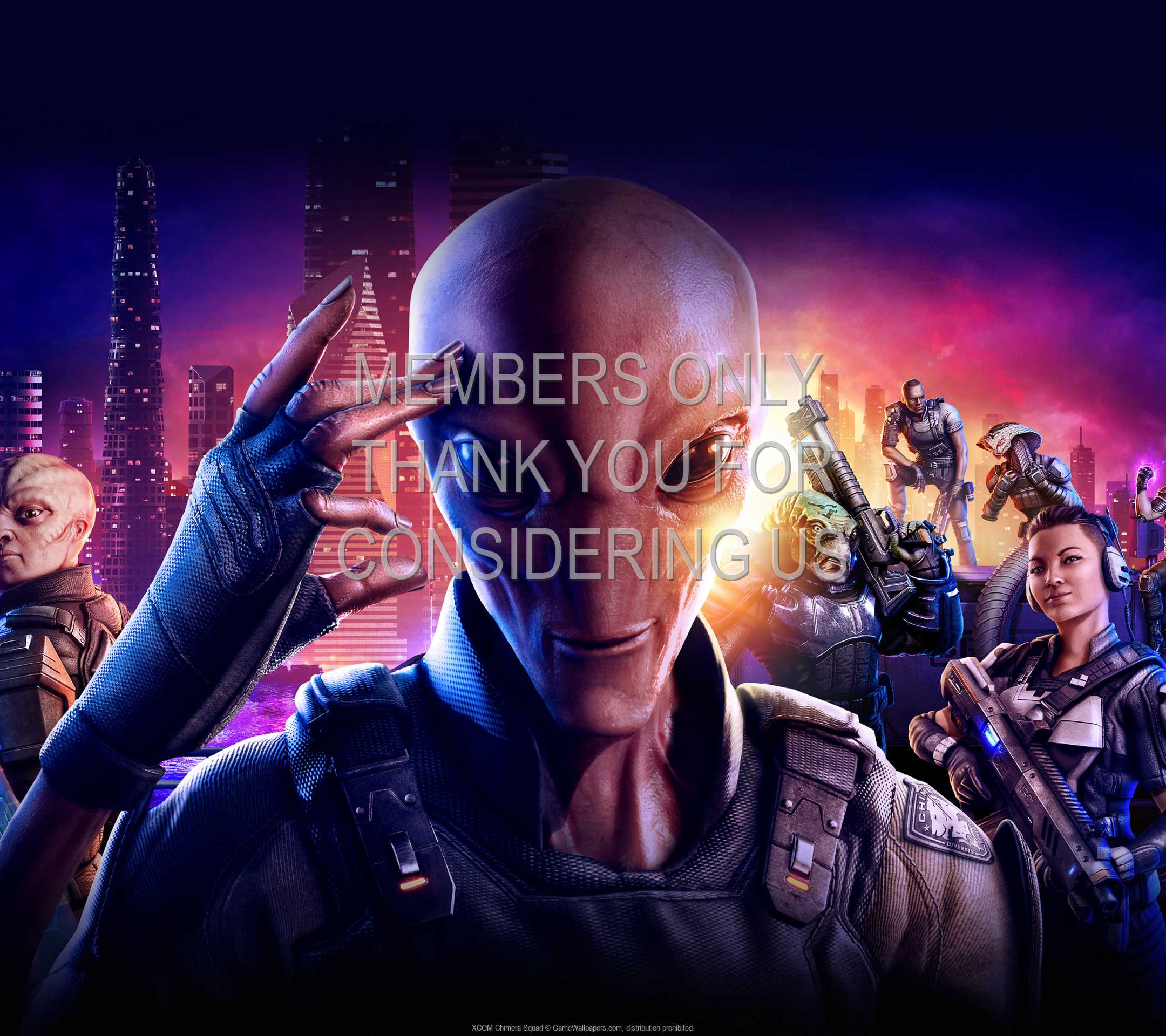 XCOM: Chimera Squad 1080p Horizontal Mobiele achtergrond 01