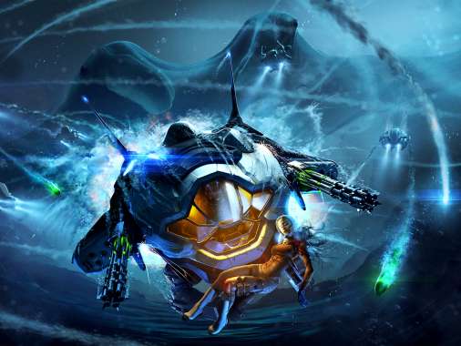 Aquanox: Deep Descent Mobile Horizontal wallpaper or background