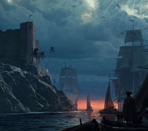 Assassin's Creed: Black Flag Resynced Mobile Horizontal wallpaper or background